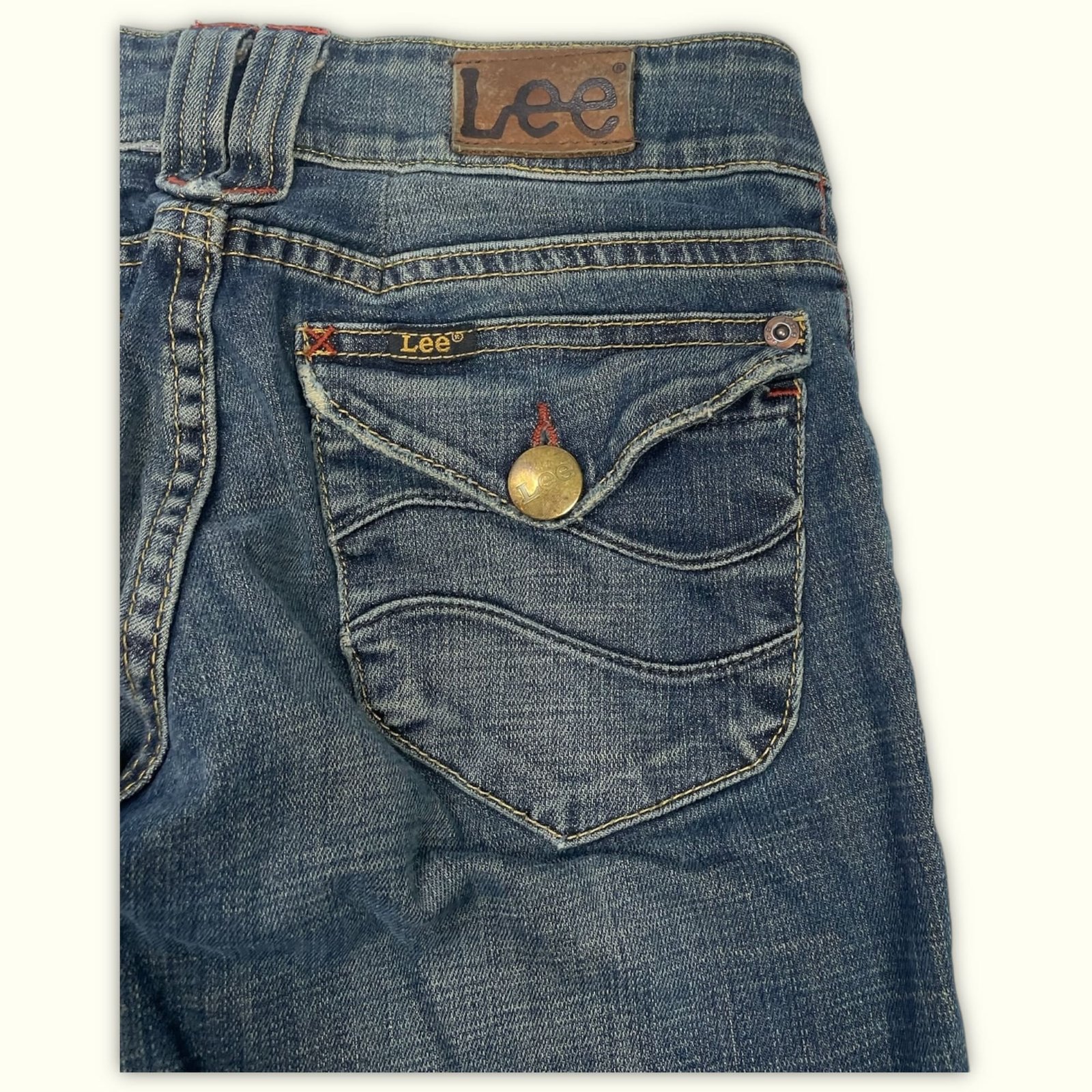 Lee Jean Évasé Femme 2000s Y2K – W24