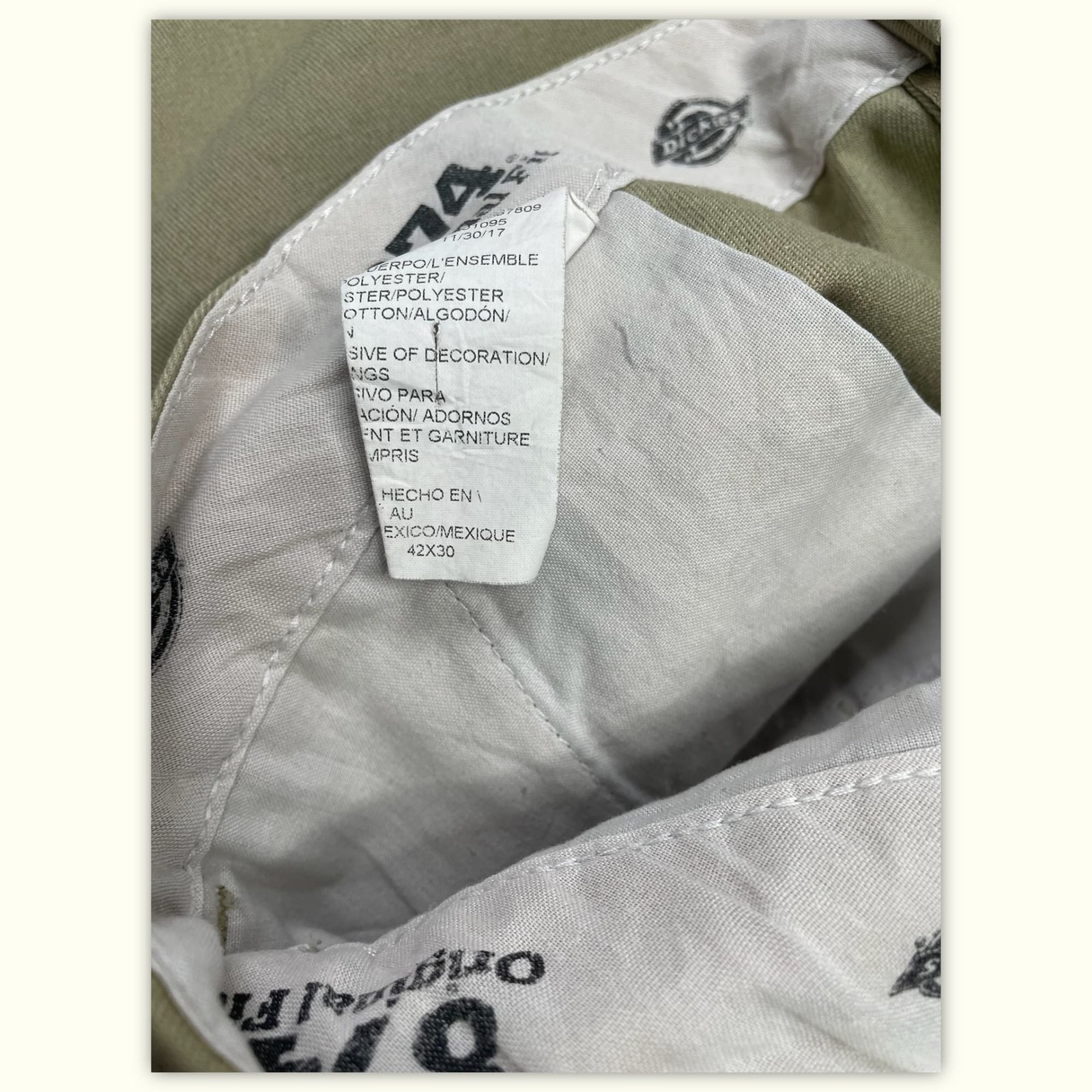Dickies Chino Regular Homme Workwear – W42