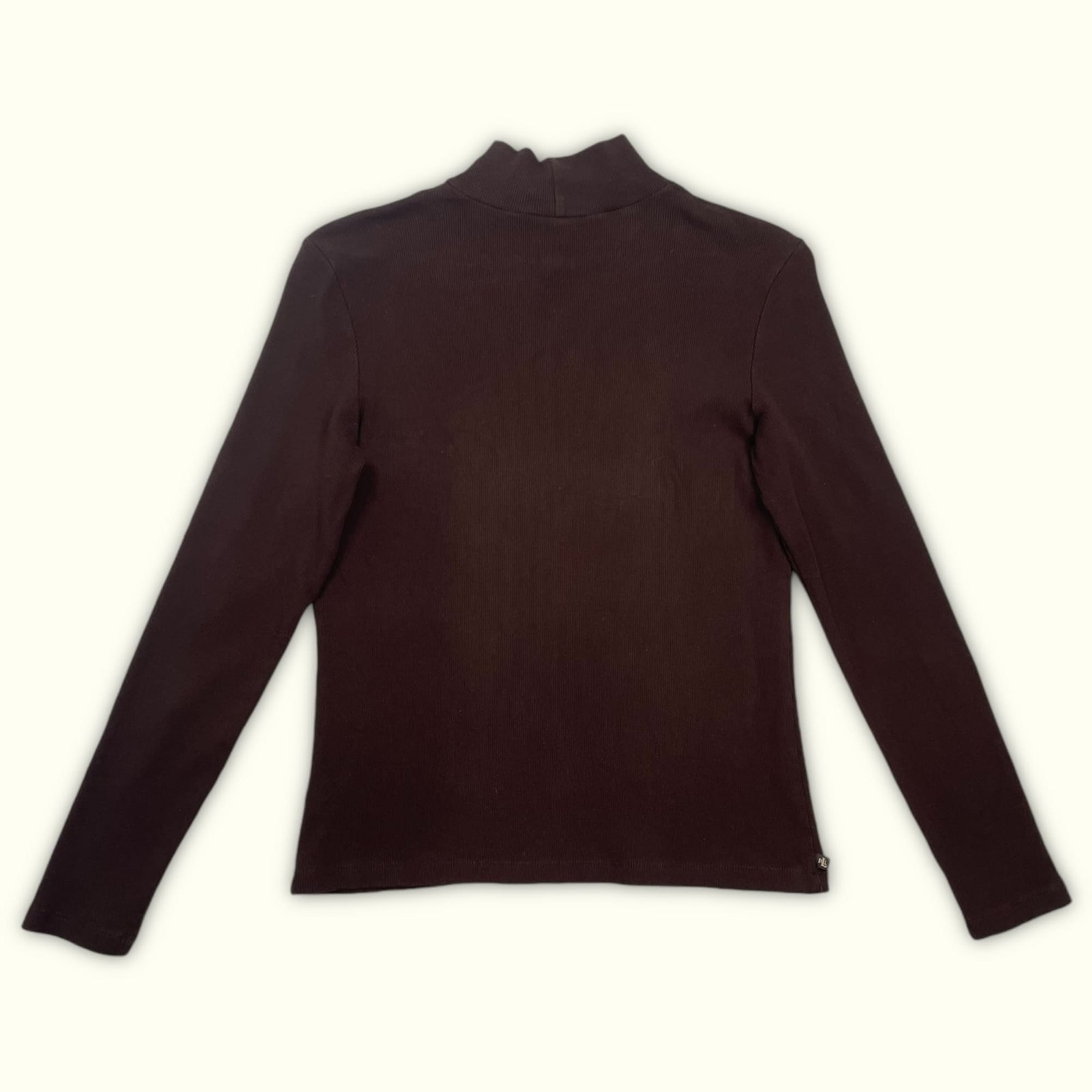 Ralph Lauren T-shirt Slim Femme 2000s Minimaliste – M