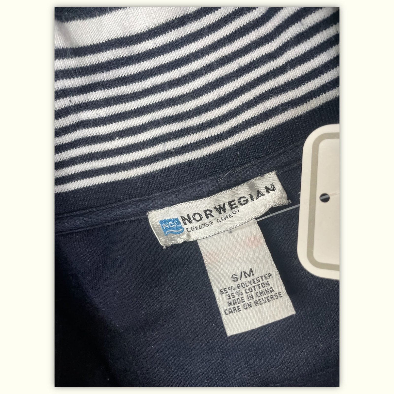Norwegian Cruise Line Demi-zip Regular Homme Vintage – M