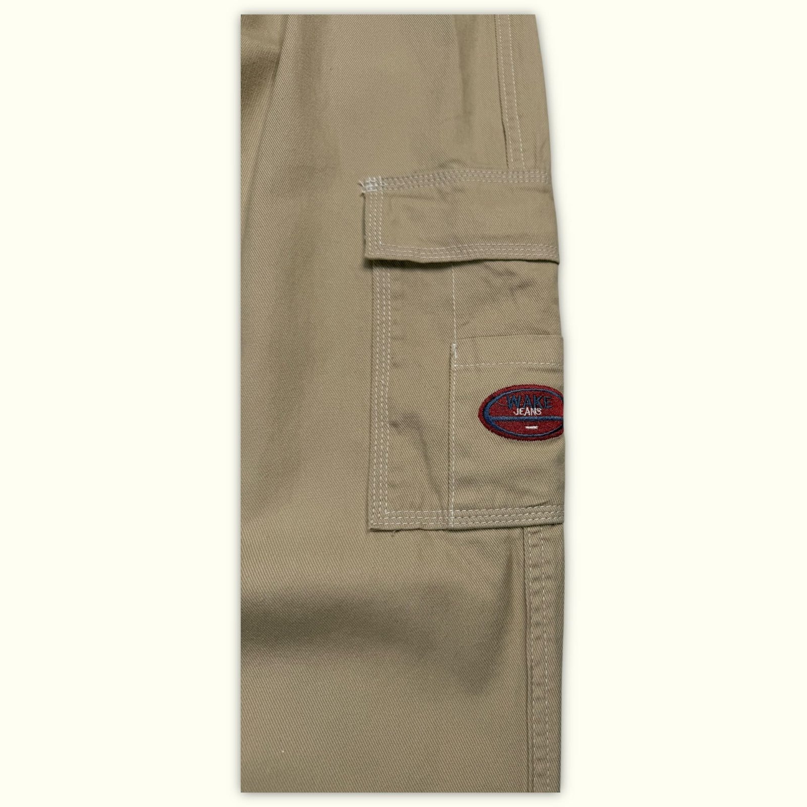 Wake Jeans Pantalon cargo Large Homme 2000s Y2K – W26