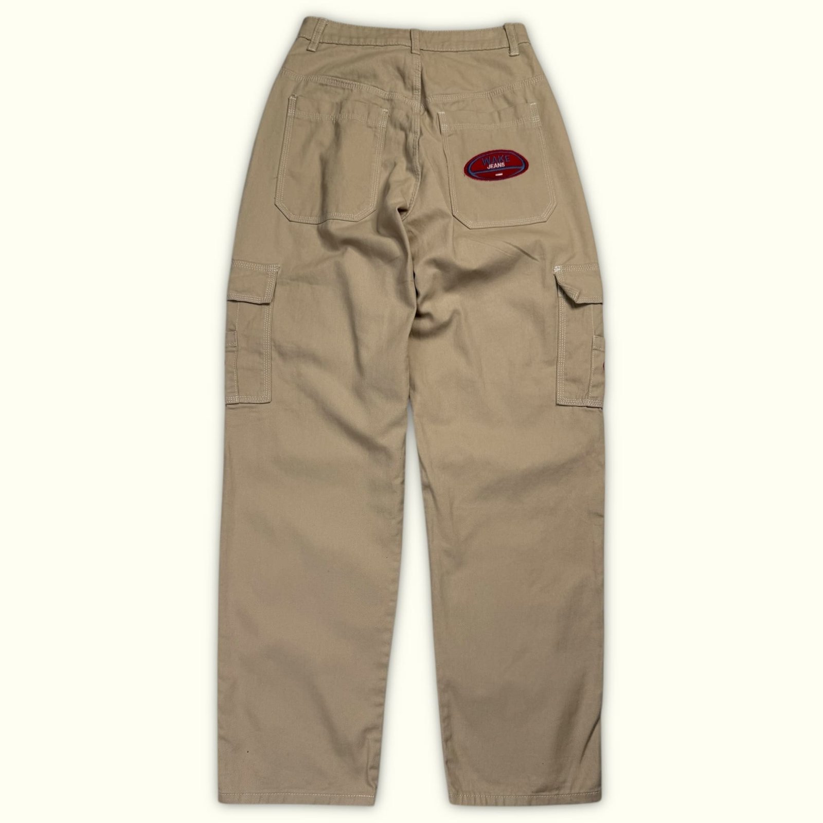 Wake Jeans Pantalon cargo Large Homme 2000s Y2K – W26
