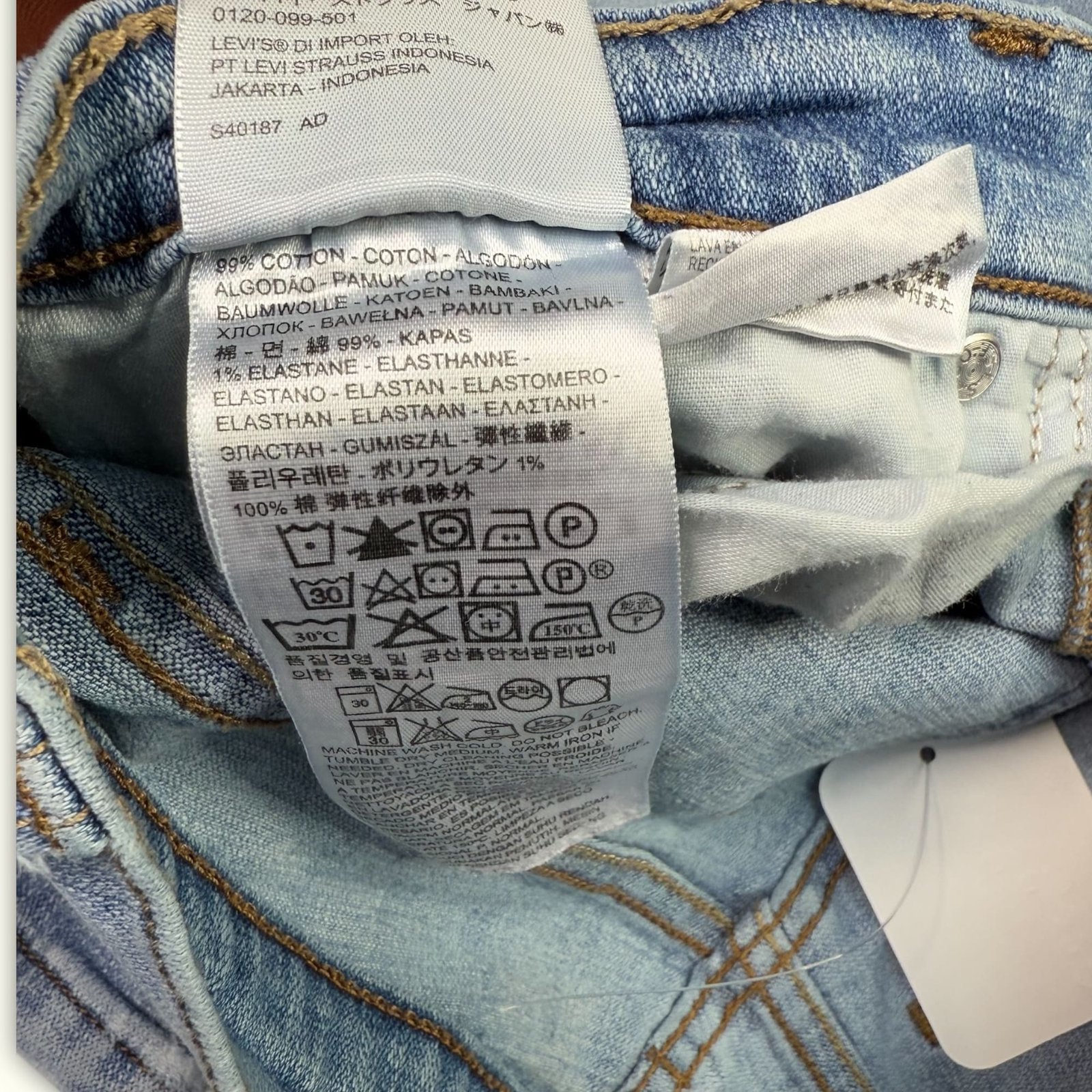 Levi'S Jean Slim Femme 2010s Y2K – W28