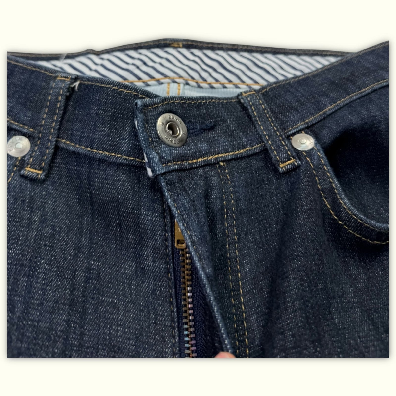 Edwin Jean Regular Homme 2000s Streetwear japonais – W28