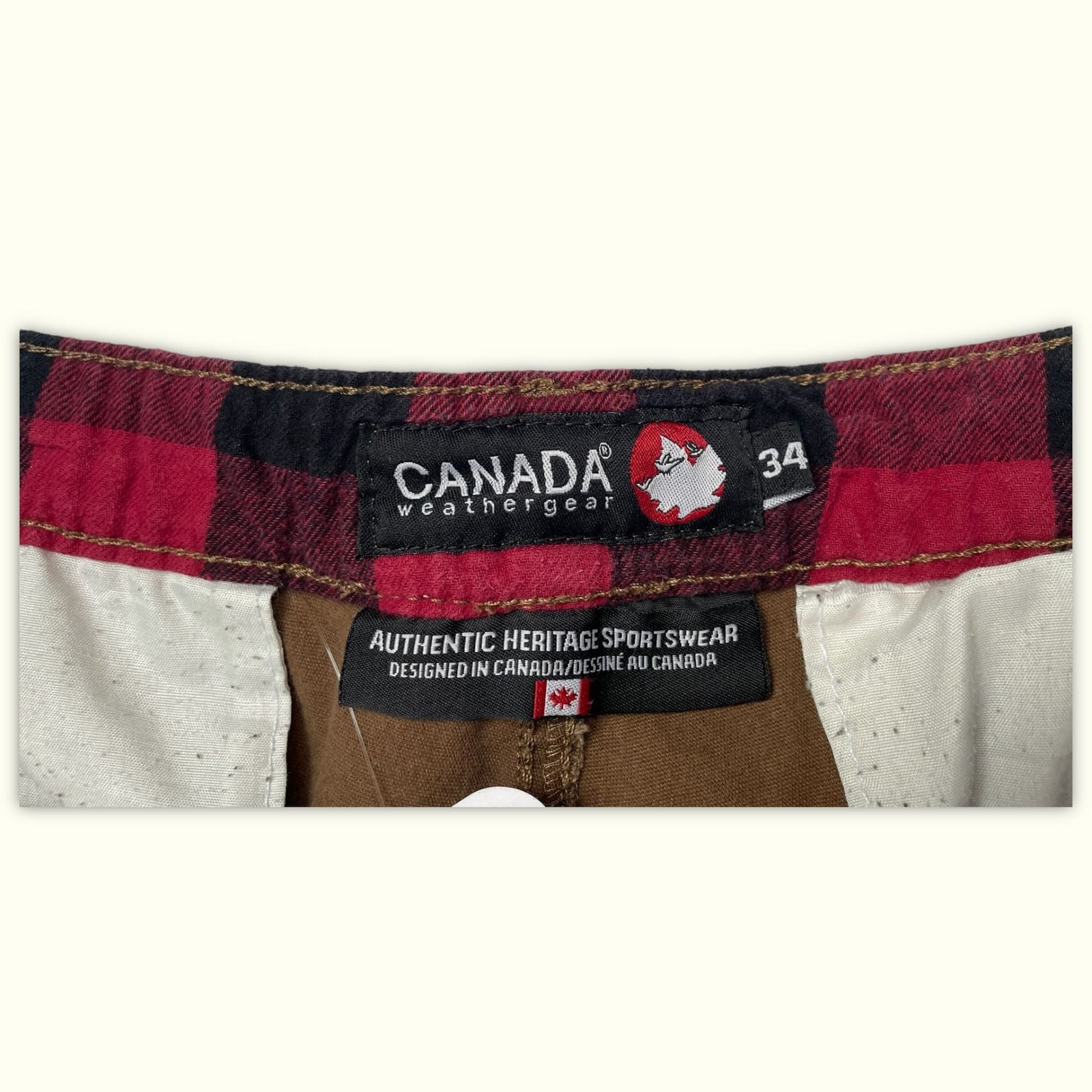 Canada Weathergear Pantalon cargo Regular Homme Utility – W34