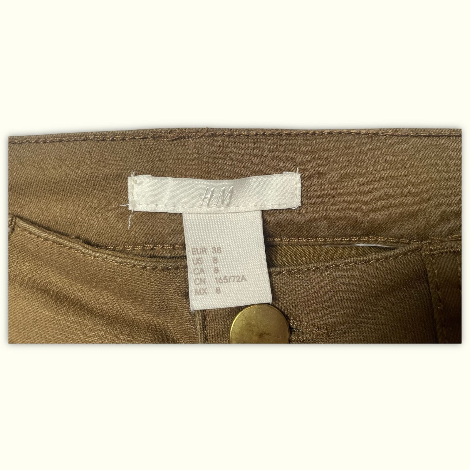 H&M Pantalon Slim Femme Minimaliste – W28