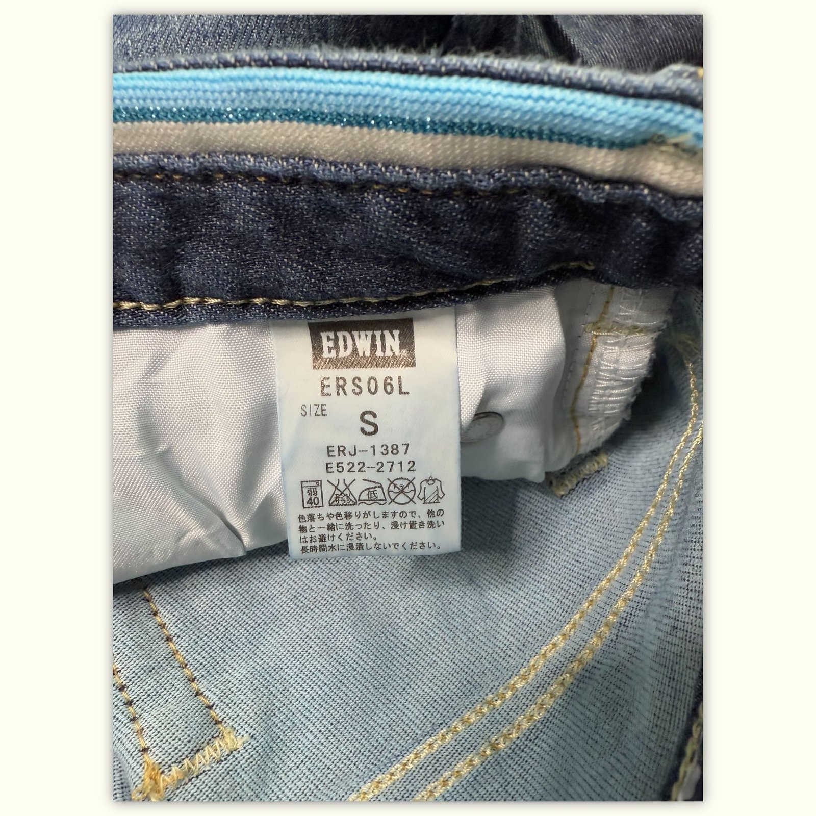 Edwin Jean Slim Homme Streetwear japonais – W28