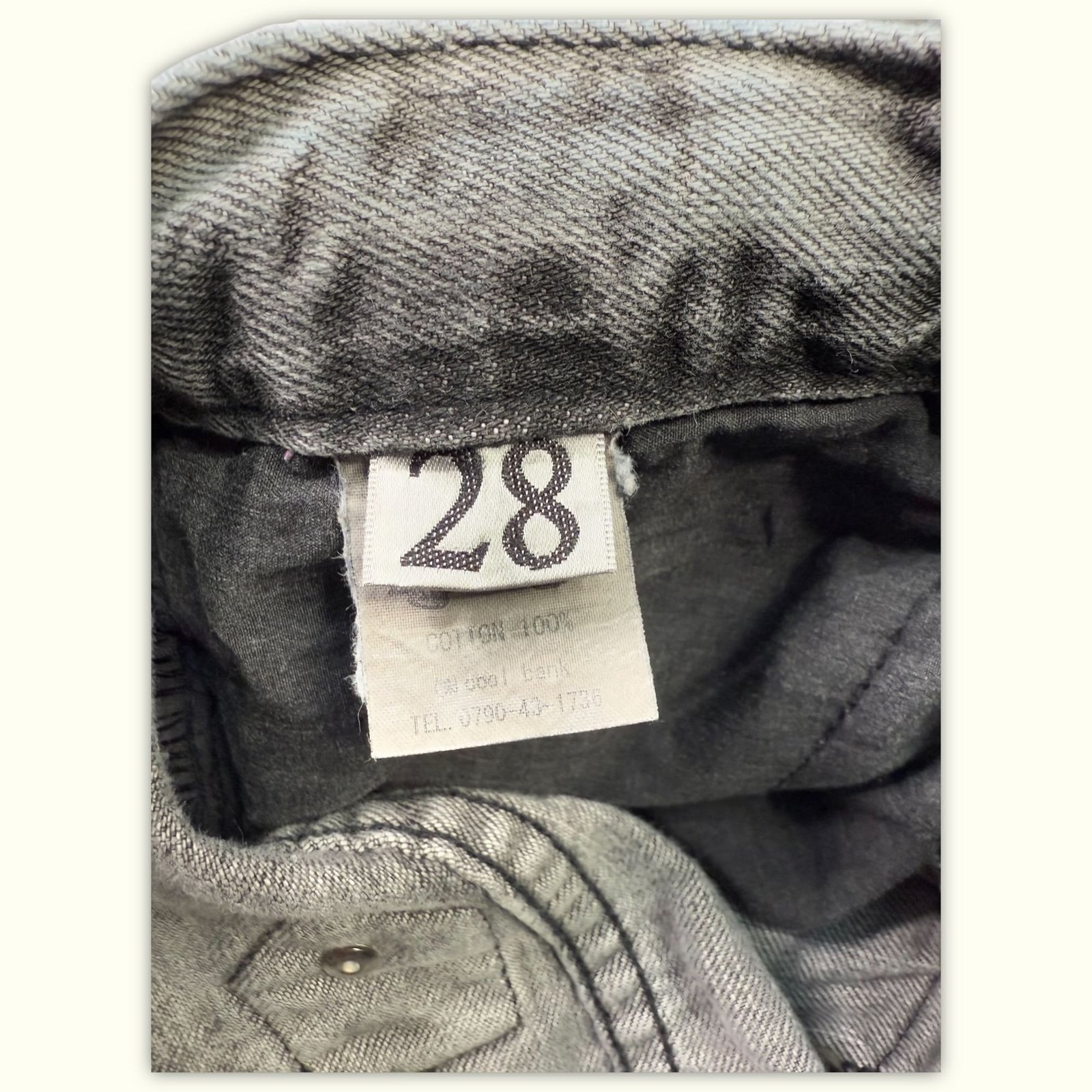 Jukebox Jean Regular Homme 2000s Streetwear japonais – W28