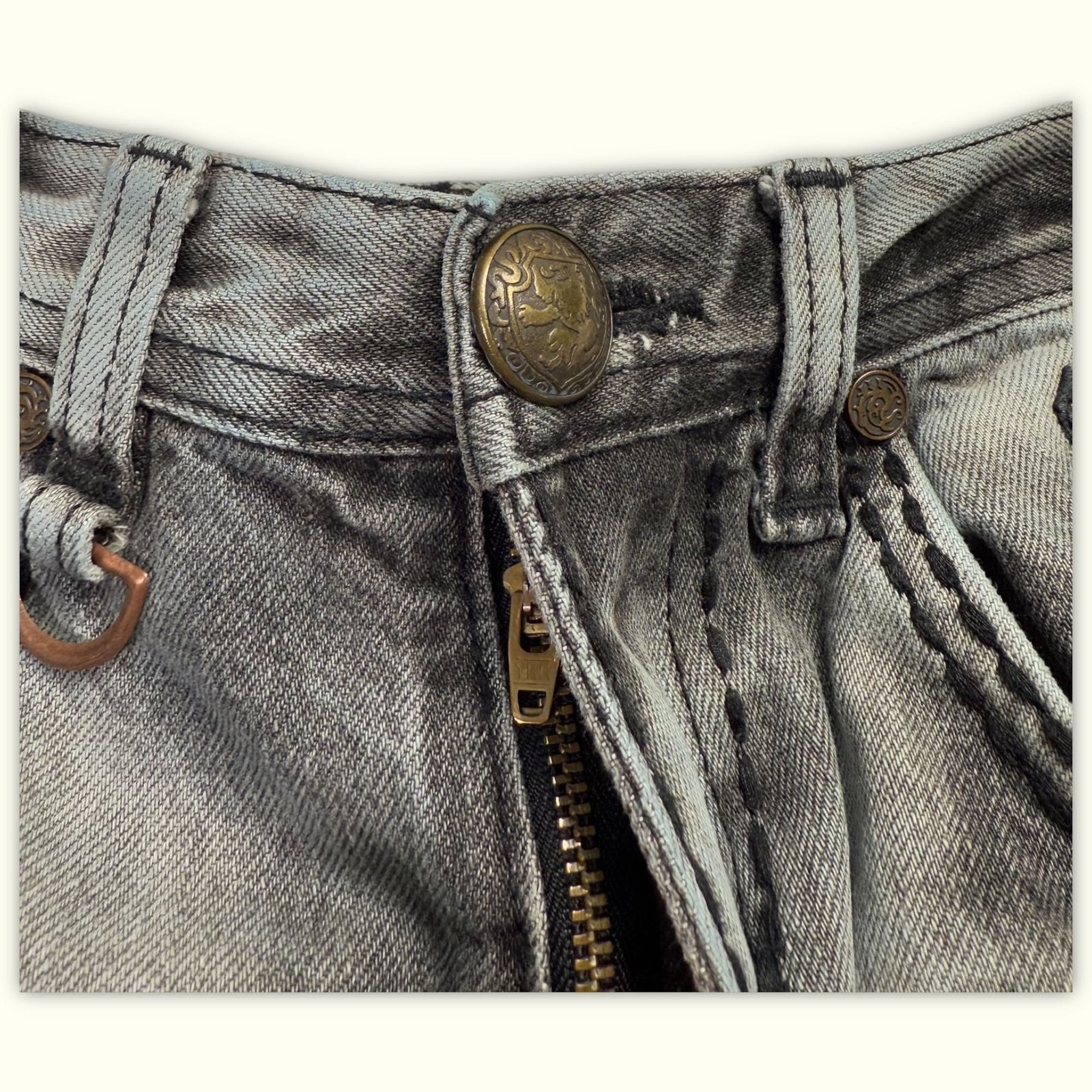 Jukebox Jean Regular Homme 2000s Streetwear japonais – W28