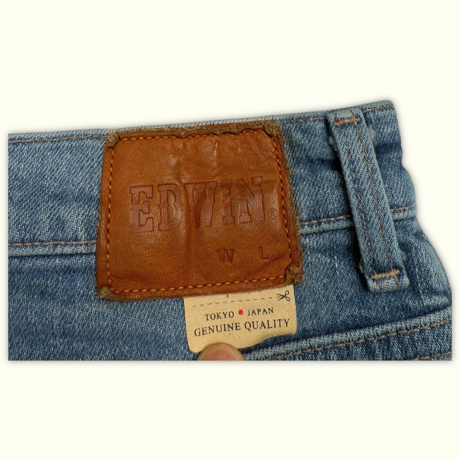 Edwin Jean Slim Femme 2000s Streetwear japonais – W26