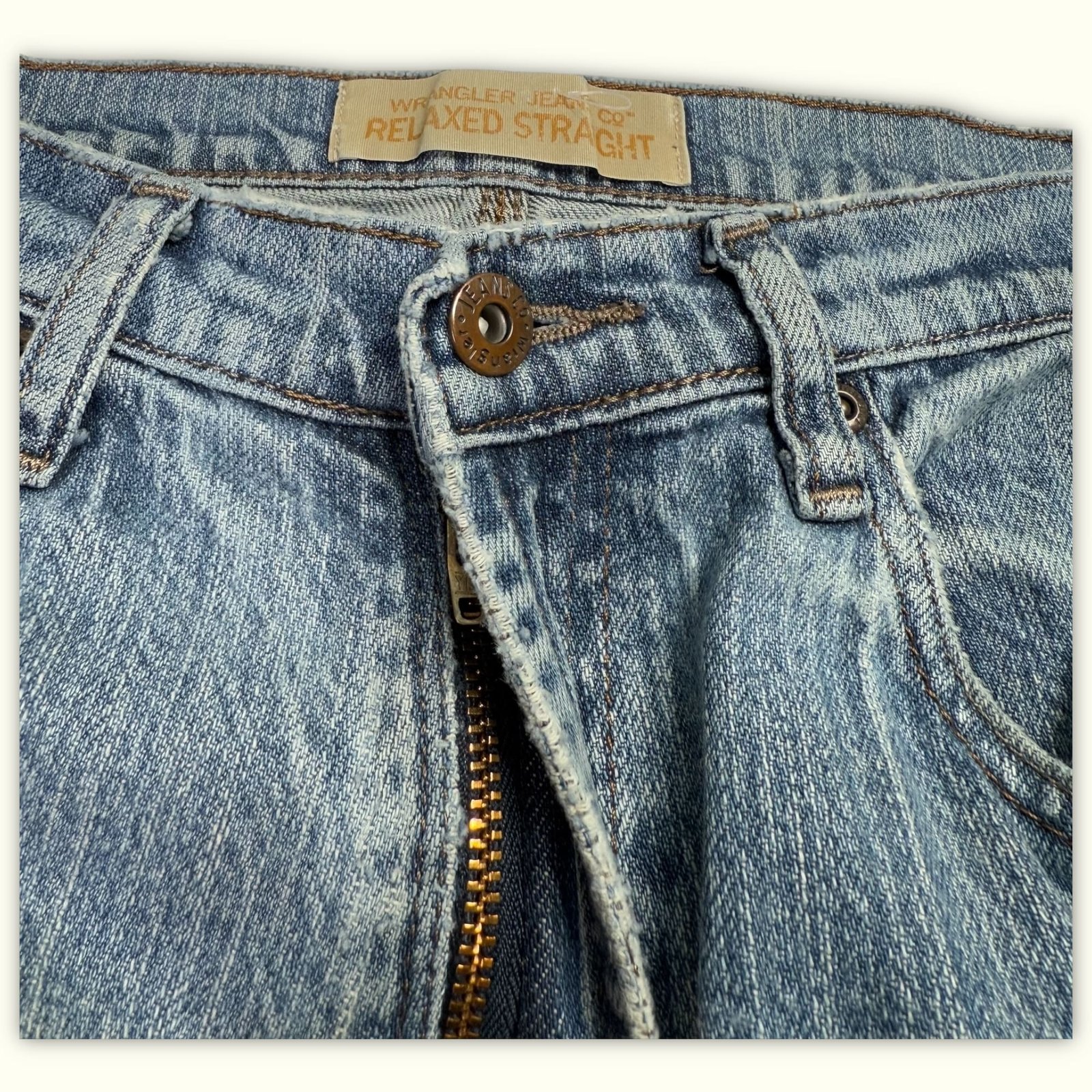 Wrangler Jean Relaxed Homme 2000s Workwear – W34