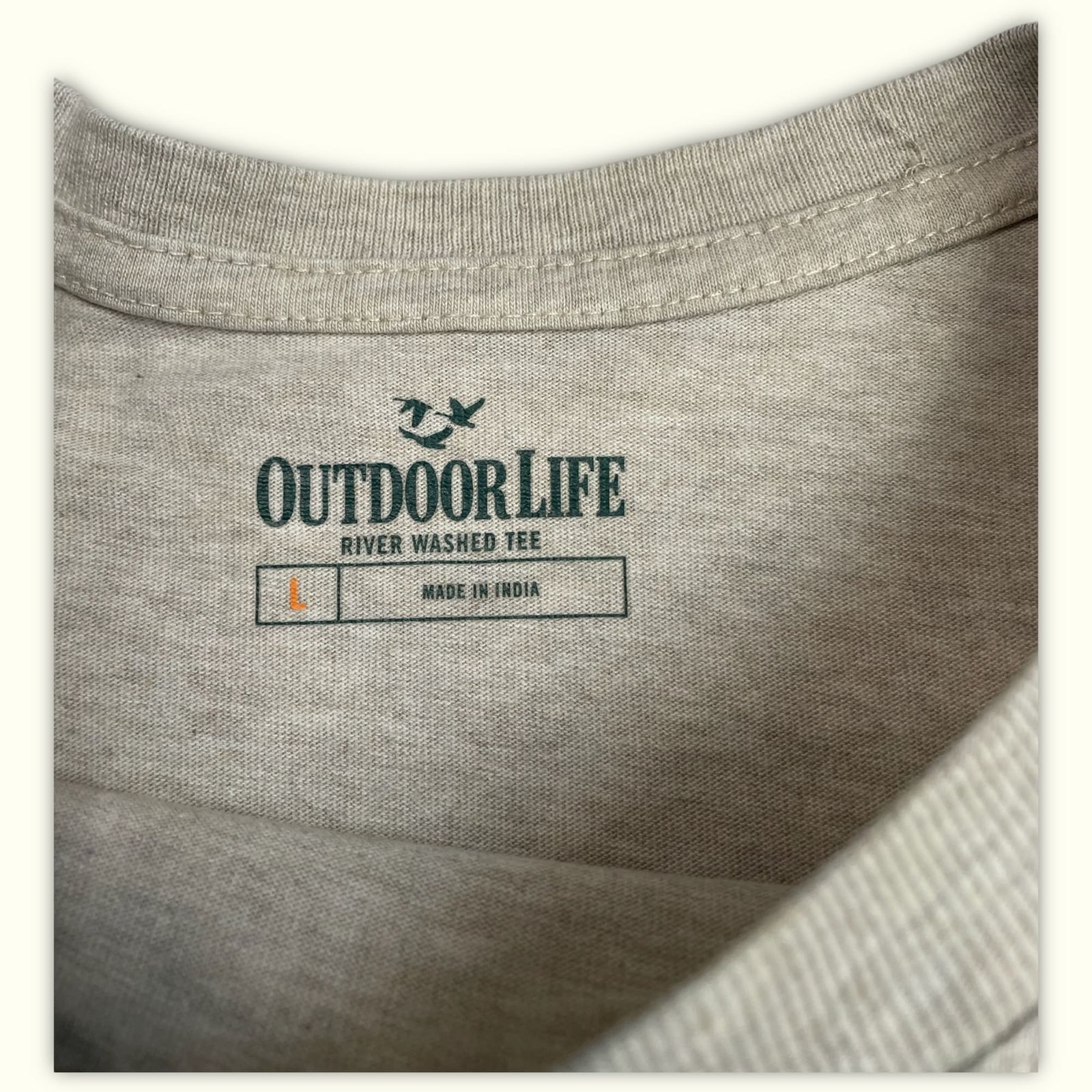 Outdoor Life T-shirt Regular Homme Normcore – L