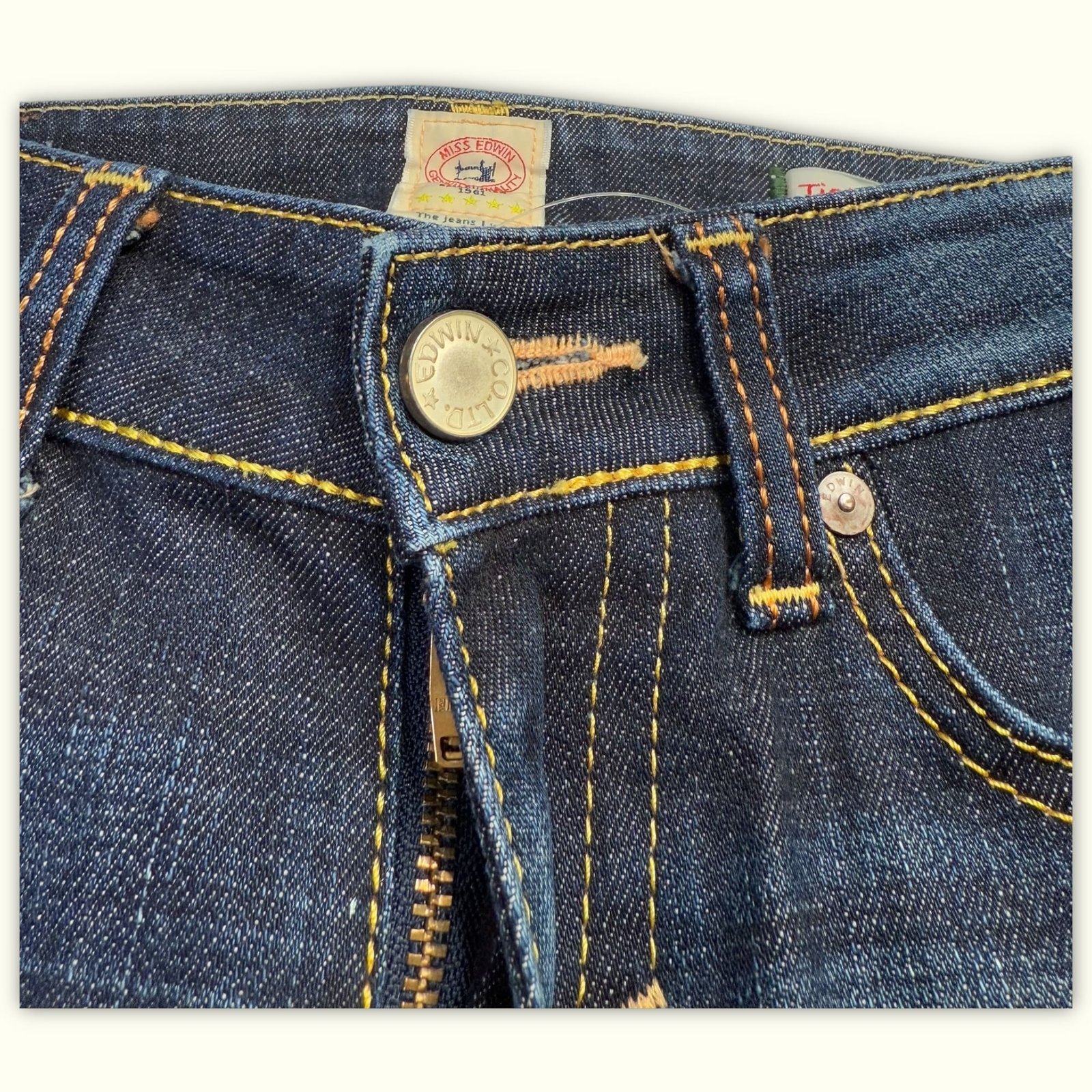 Edwin Jean Regular Femme 2000s Streetwear japonais – W28