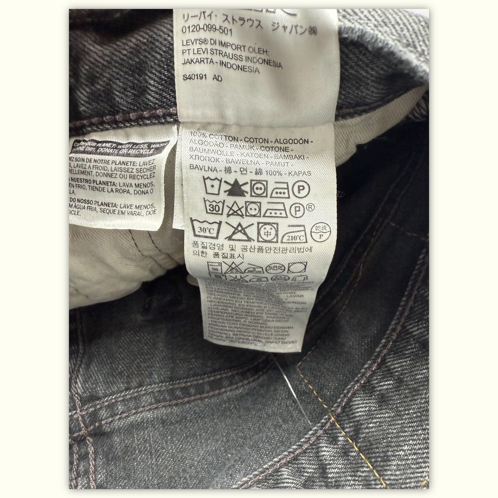 Levi'S Jean Regular Homme 2010s Grunge – W31