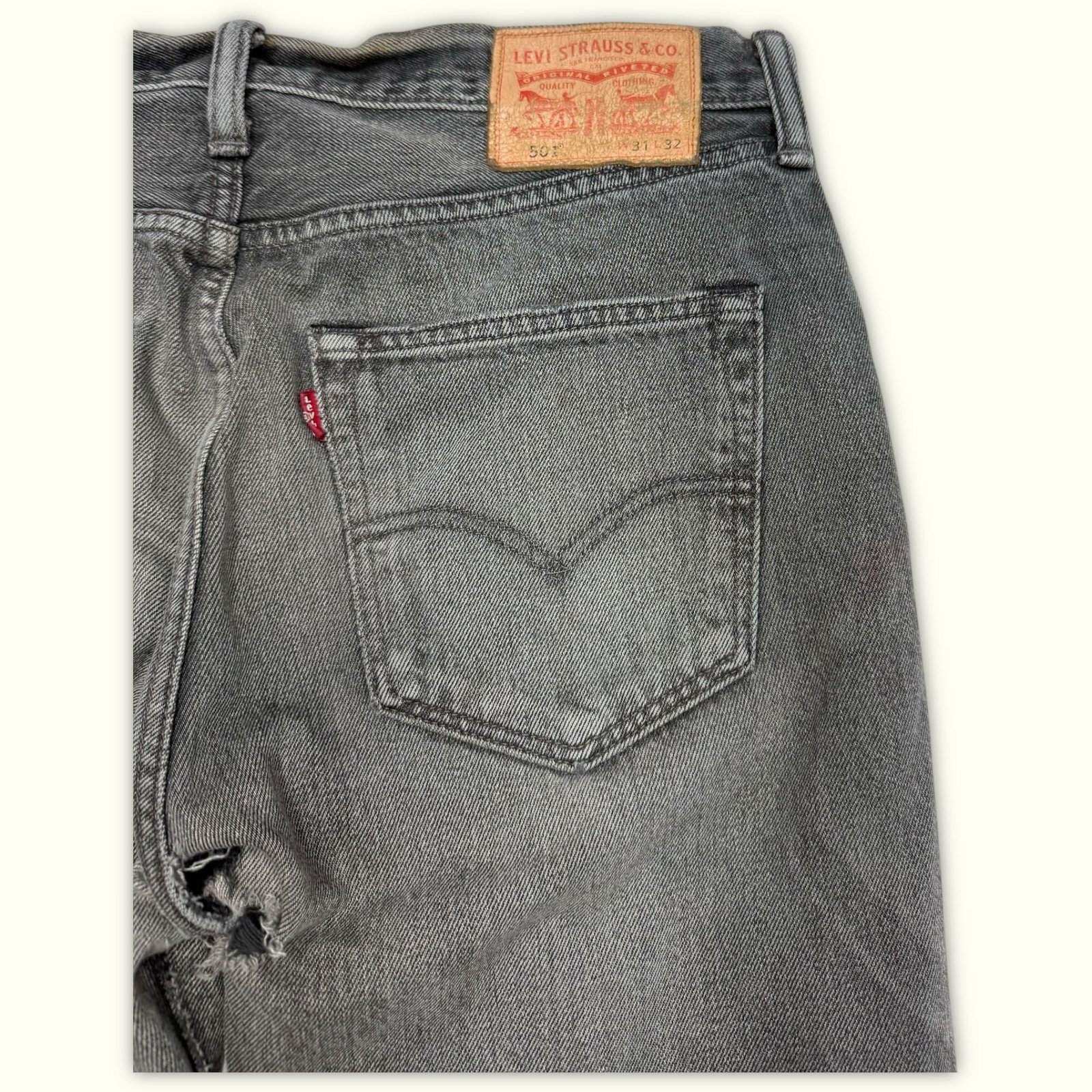 Levi'S Jean Regular Homme 2010s Grunge – W31