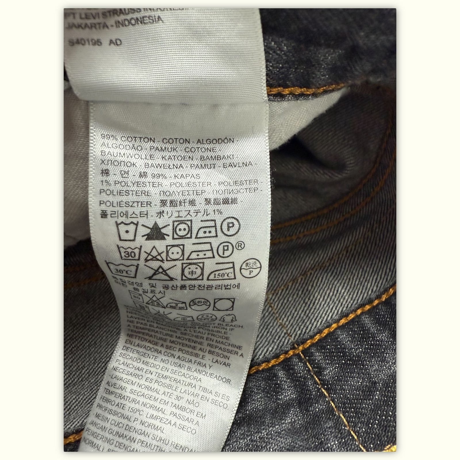 Levi'S Jean Regular Homme 2010s Workwear – W36