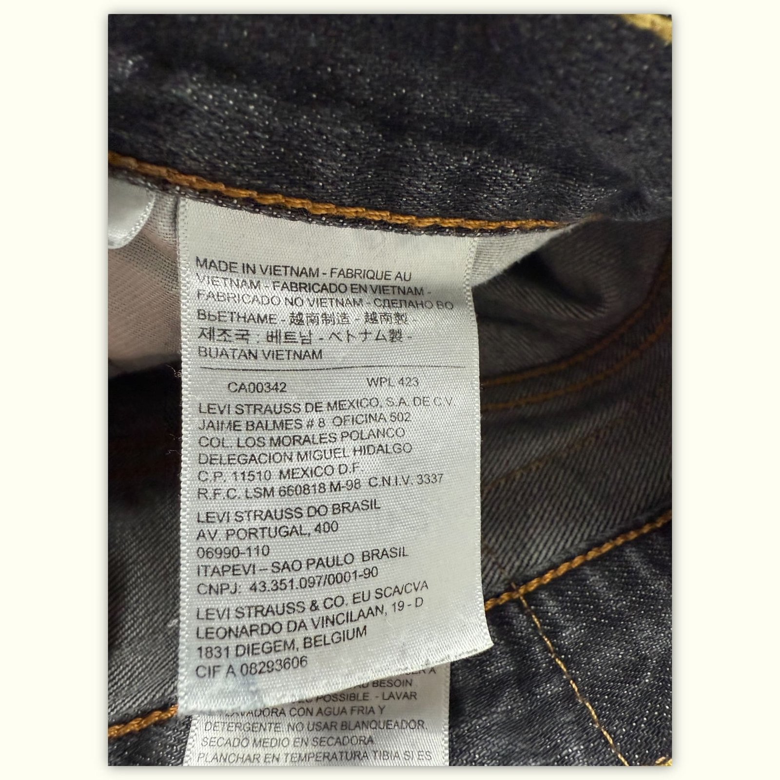 Levi'S Jean Regular Homme 2010s Workwear – W36