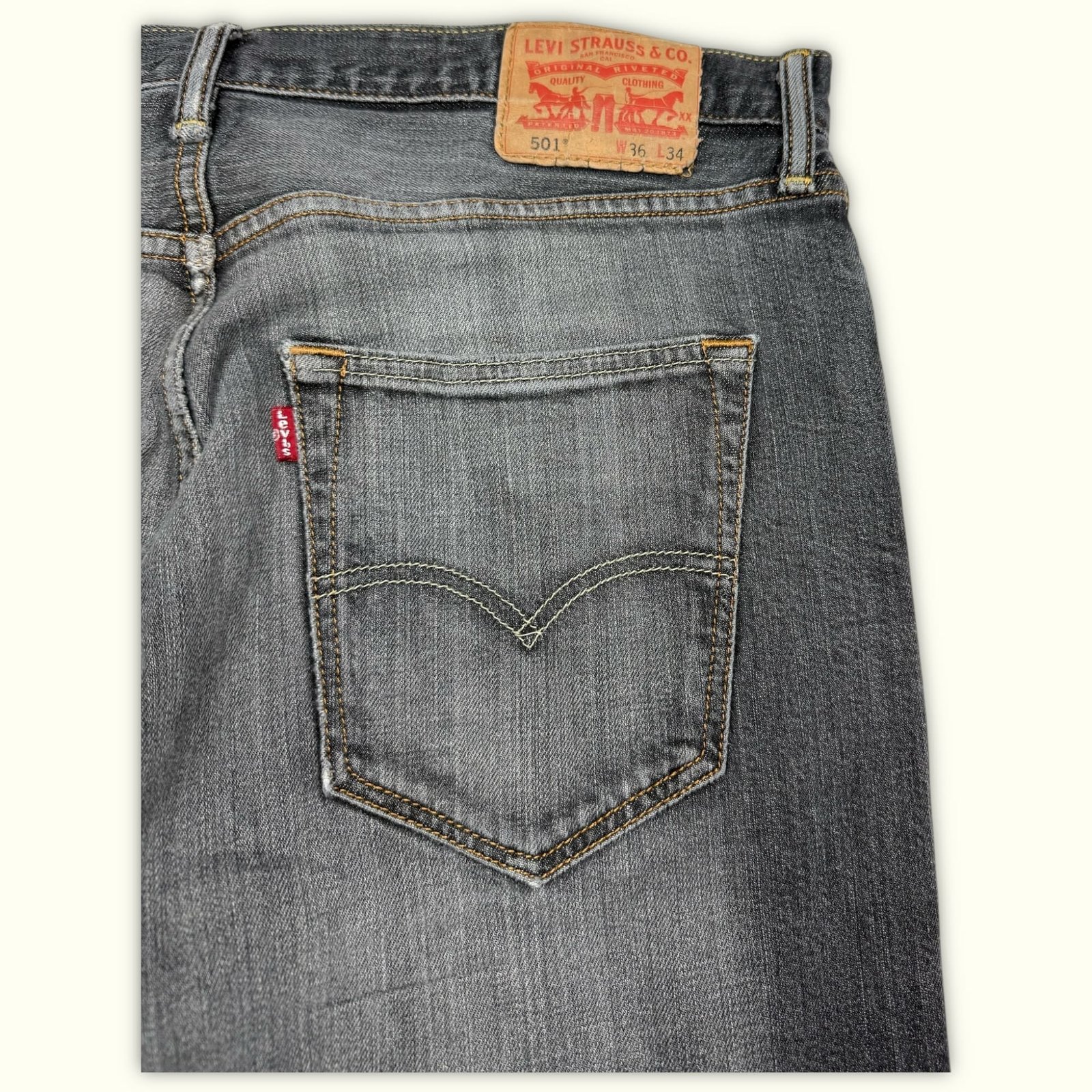 Levi'S Jean Regular Homme 2010s Workwear – W36