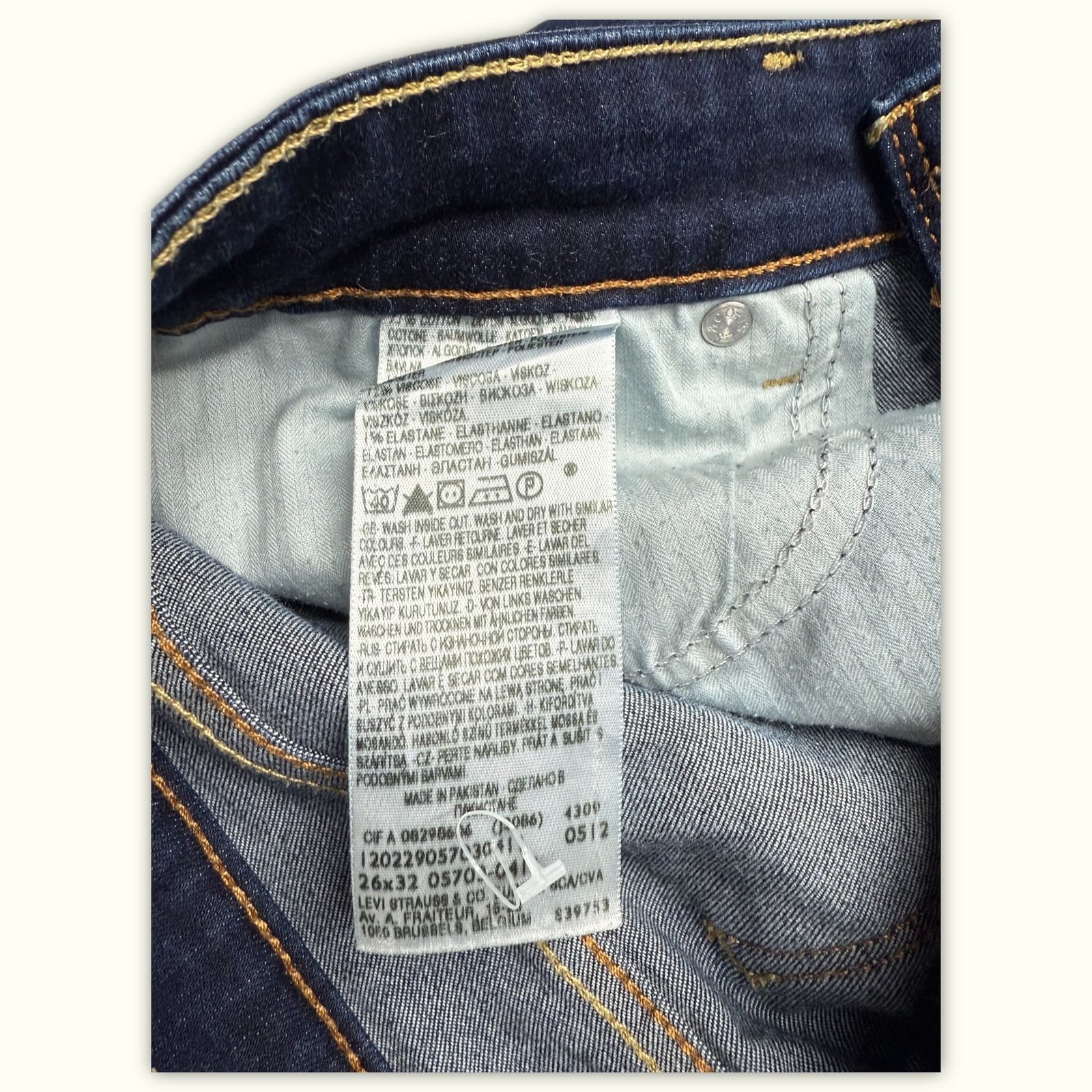 Levi'S Jean Skinny Femme 2010s Classique – W26