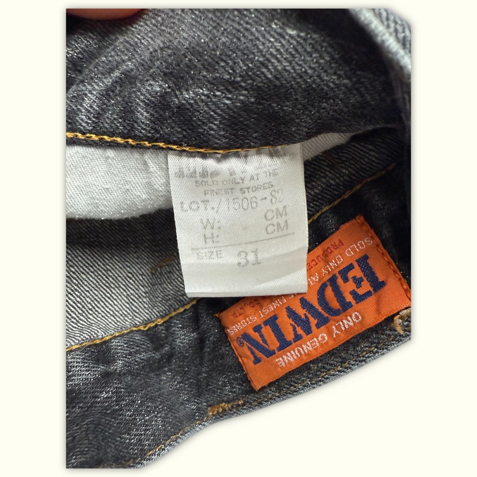 Edwin Jean Regular Homme 1990s Vintage – W31