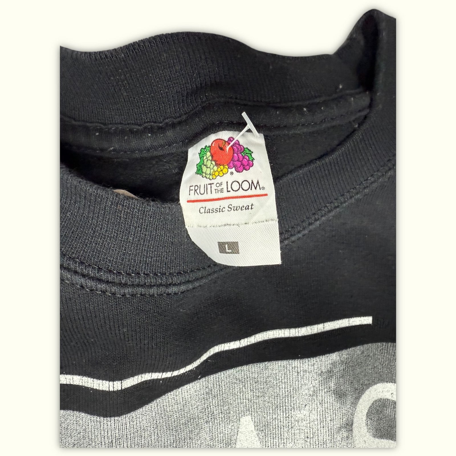 Fruit Of The Loom Sweat Regular Homme 2000s Streetwear – L