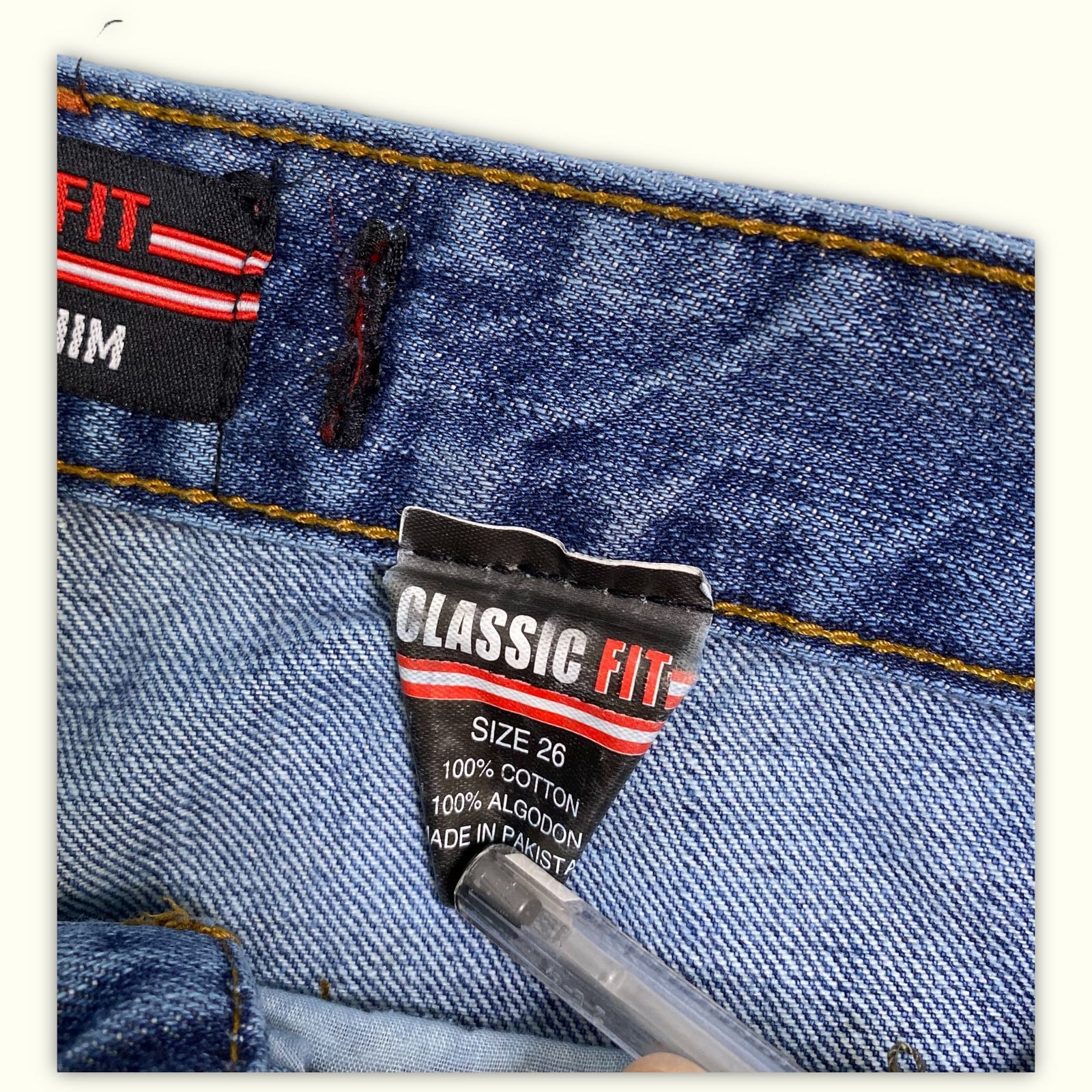 Classic Fit Jean Regular Femme 2000s Y2K – W26