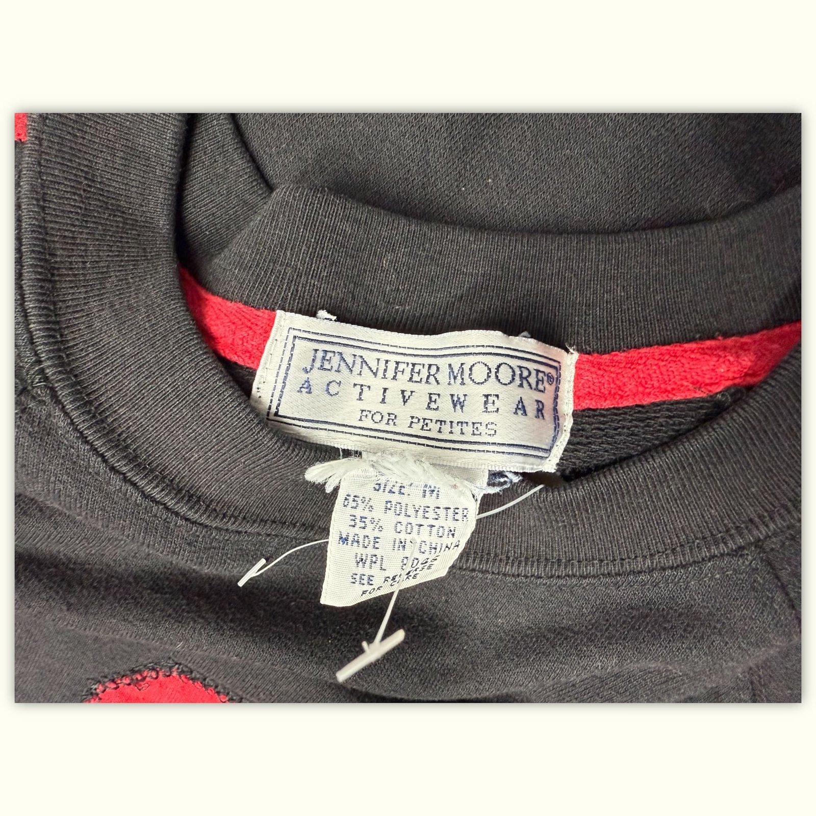 Jennifer Moore Sweat Relaxed Femme 1990s Rétro – M