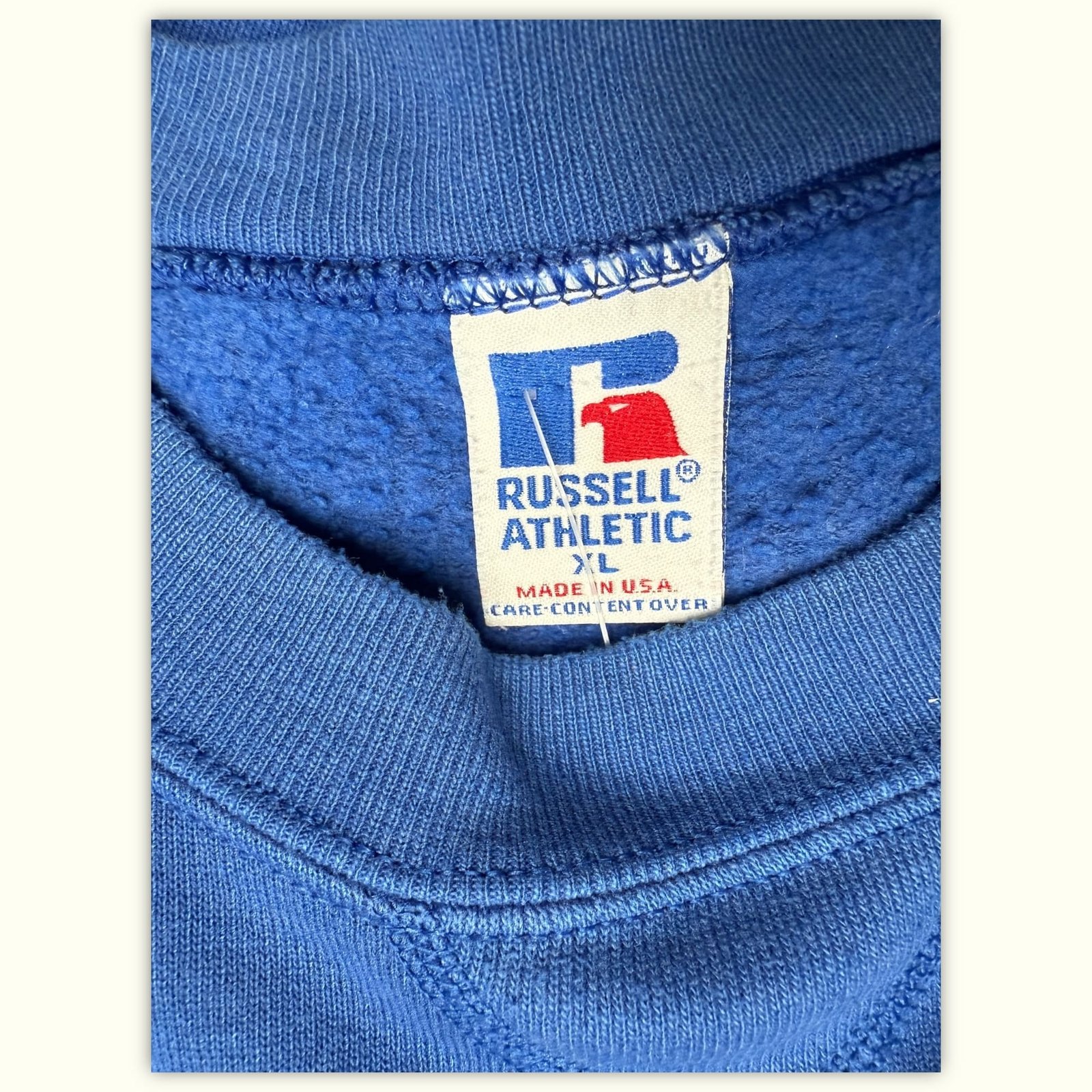 Russell Athletic Sweater Oversized Heren 1990s Vintage – XL