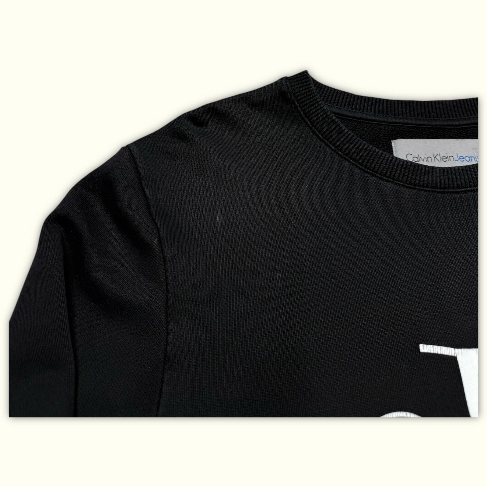 Calvin Klein Jeans Sweat Regular Homme Minimaliste – S