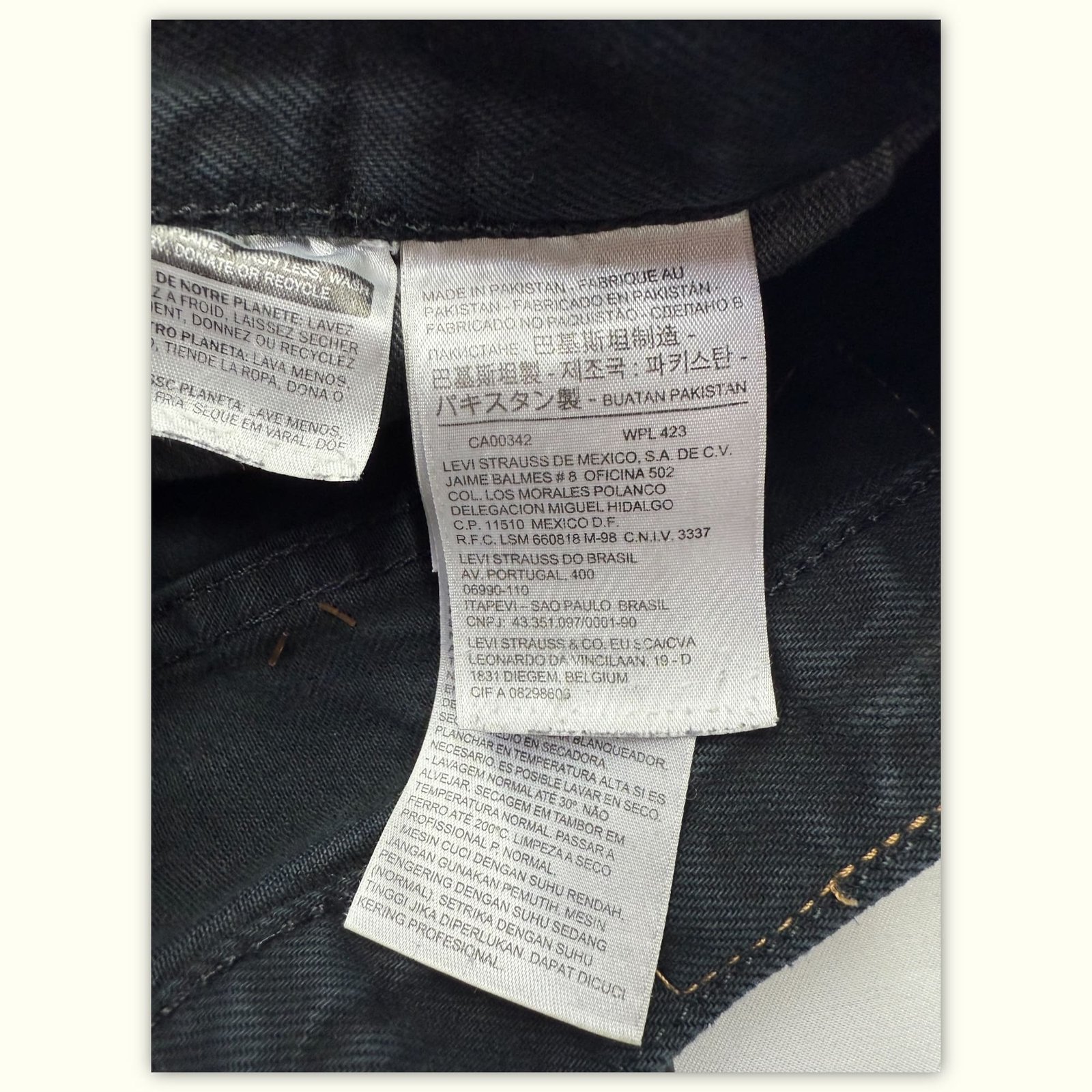 Levi'S Jean Regular Homme 2010s Grunge – W33