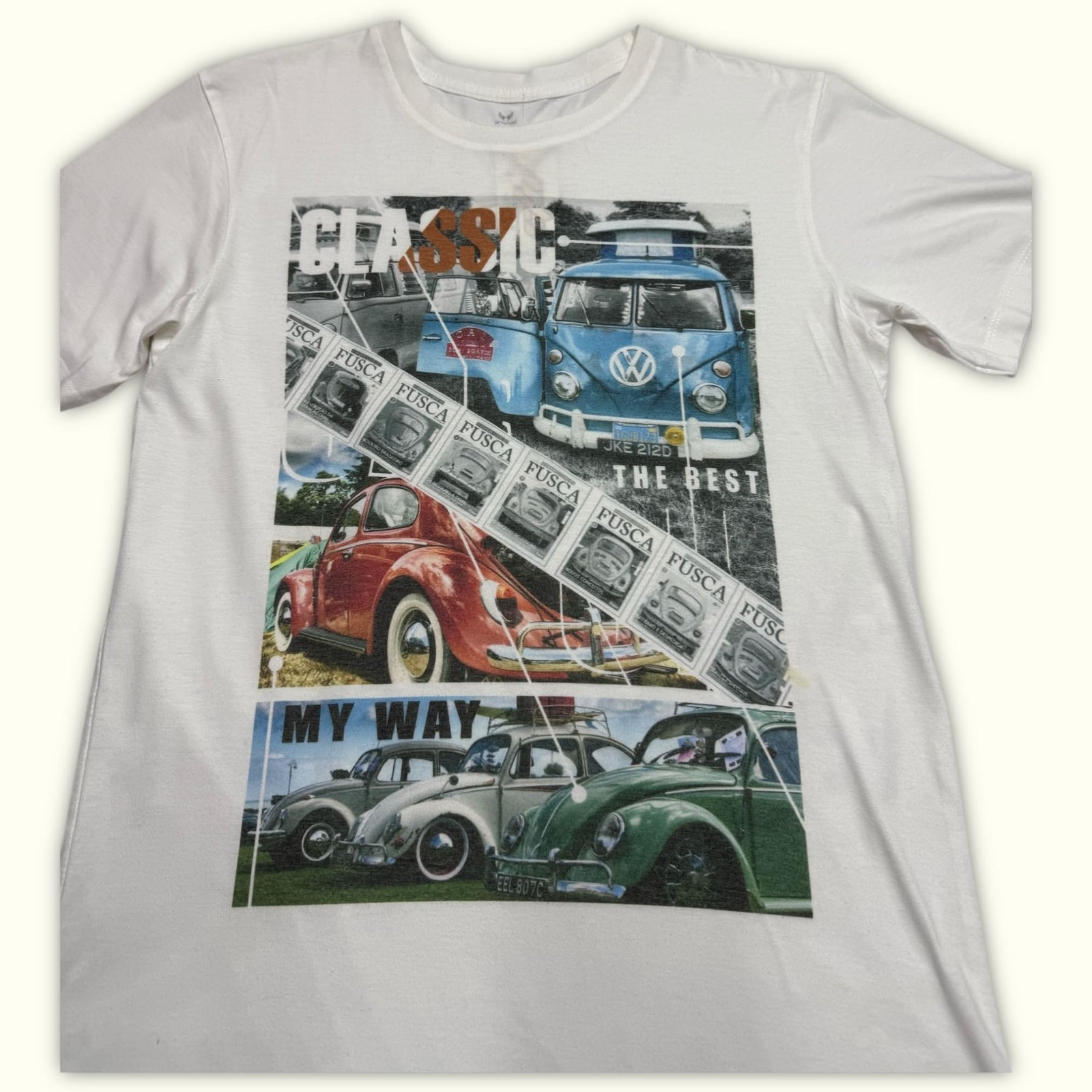 A-One Designed T-shirt Regular Homme Rétro – M