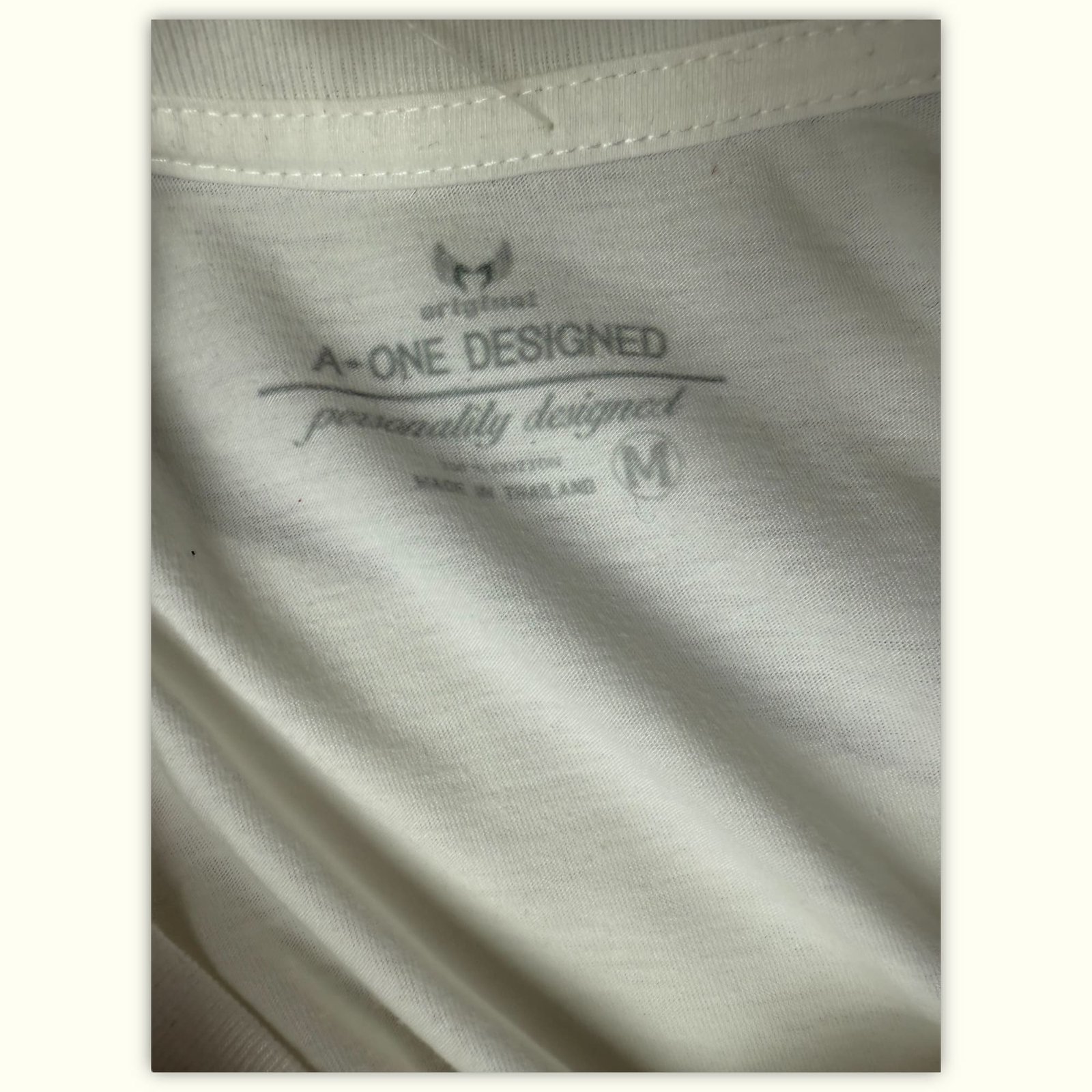 A-One Designed T-shirt Regular Homme Rétro – M