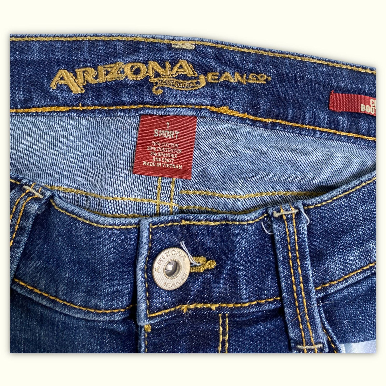 Arizona Jean Co Jean Bootcut Femme 2010s Y2K – W26