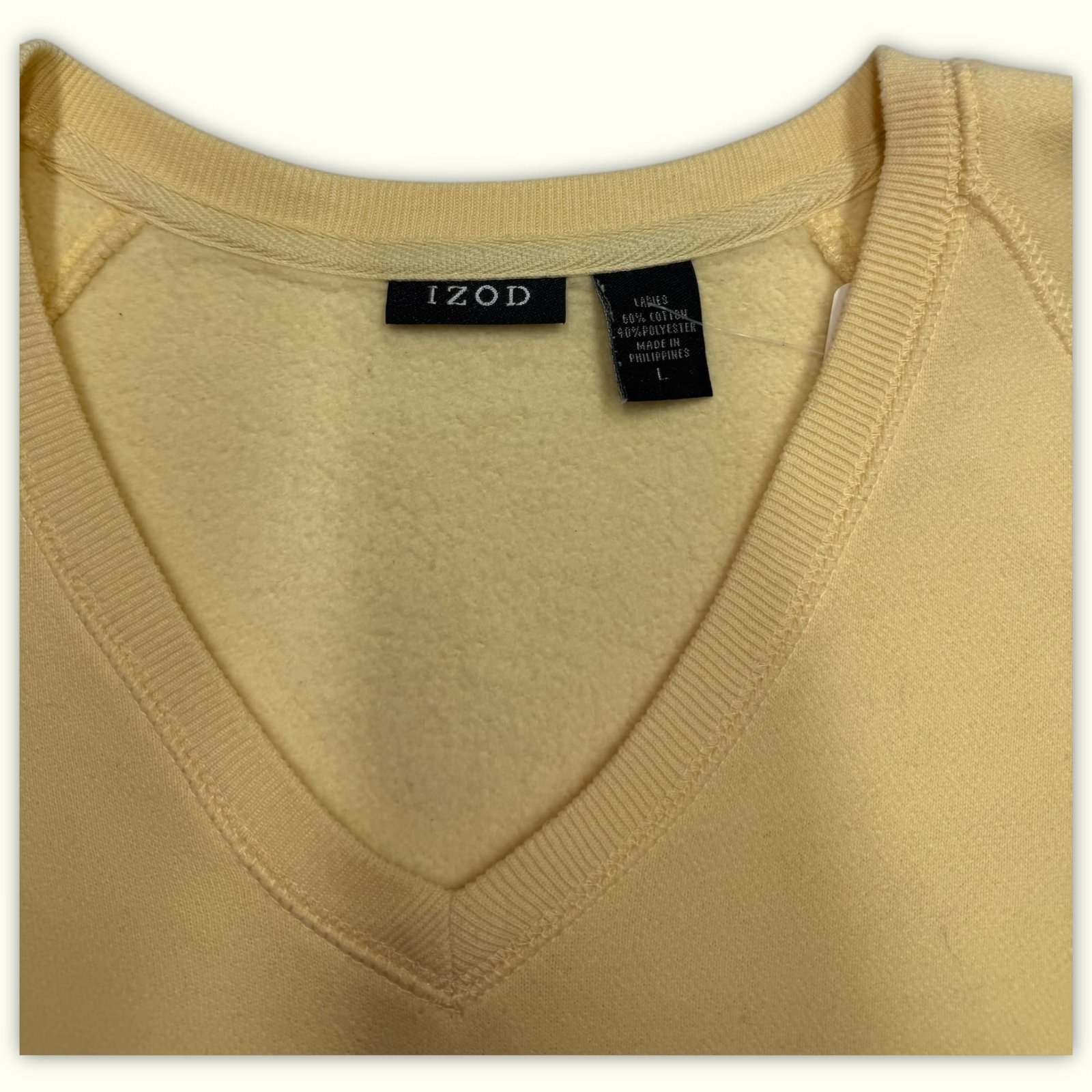 Izod Sweater Regular Dames 2000s Retro – L