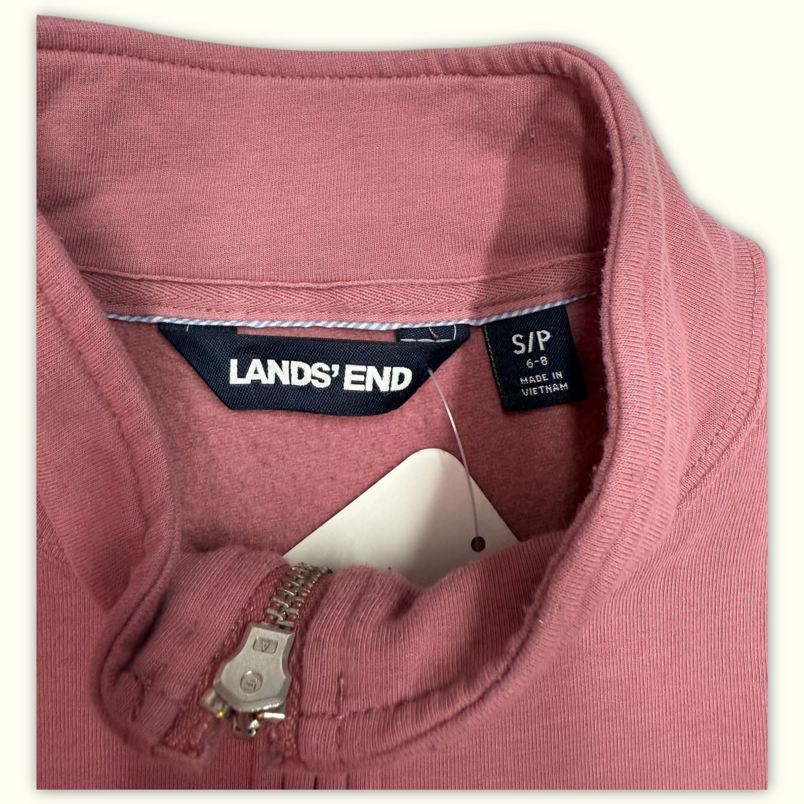 Lands' End Demi-zip Regular Femme Classique – S