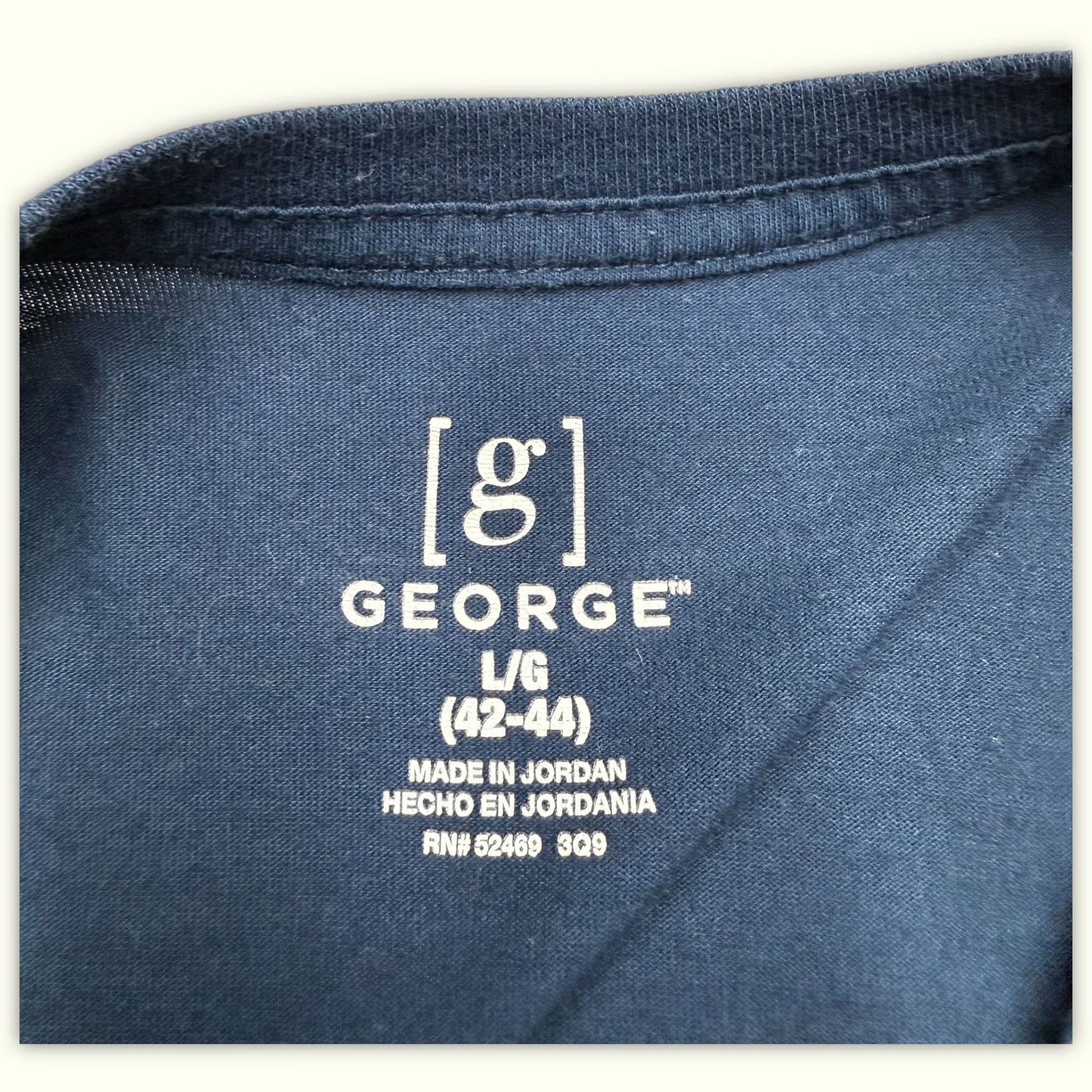 George T-shirt Regular Homme Normcore – L