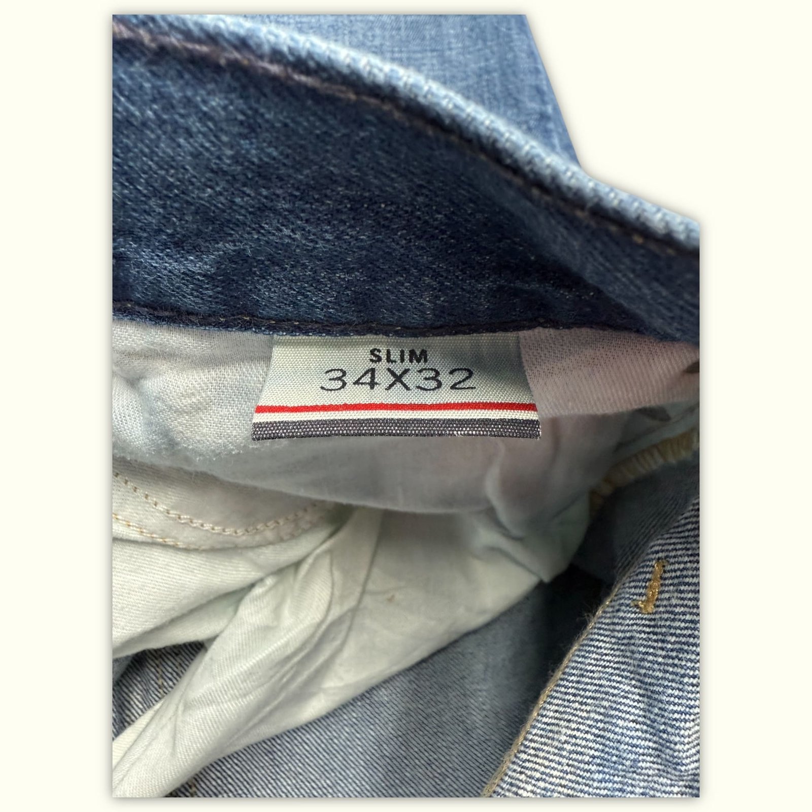 Tommy Hilfiger Jean Regular Homme Classique – W34