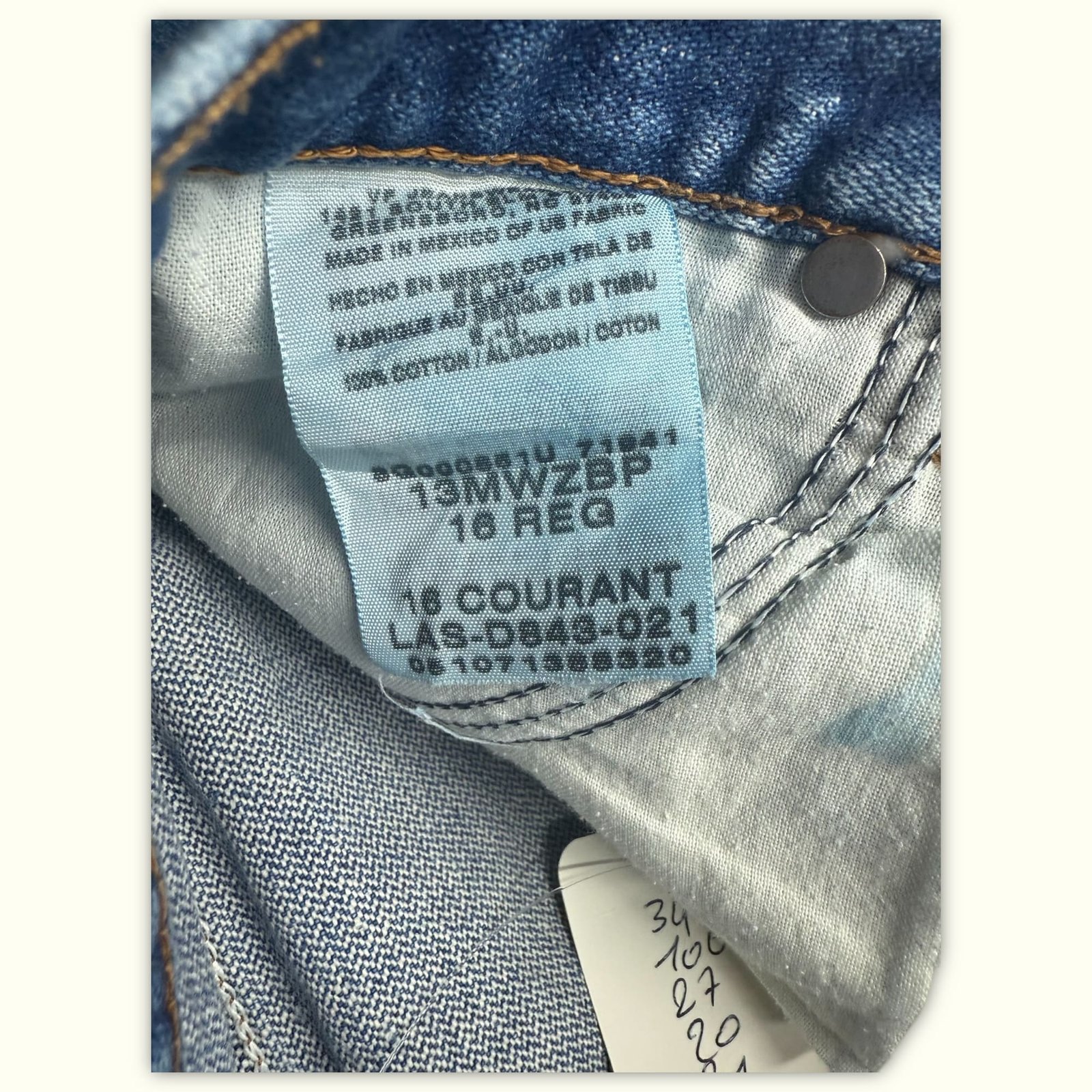 Wrangler Jean Regular Garçon 2000s Western – W26