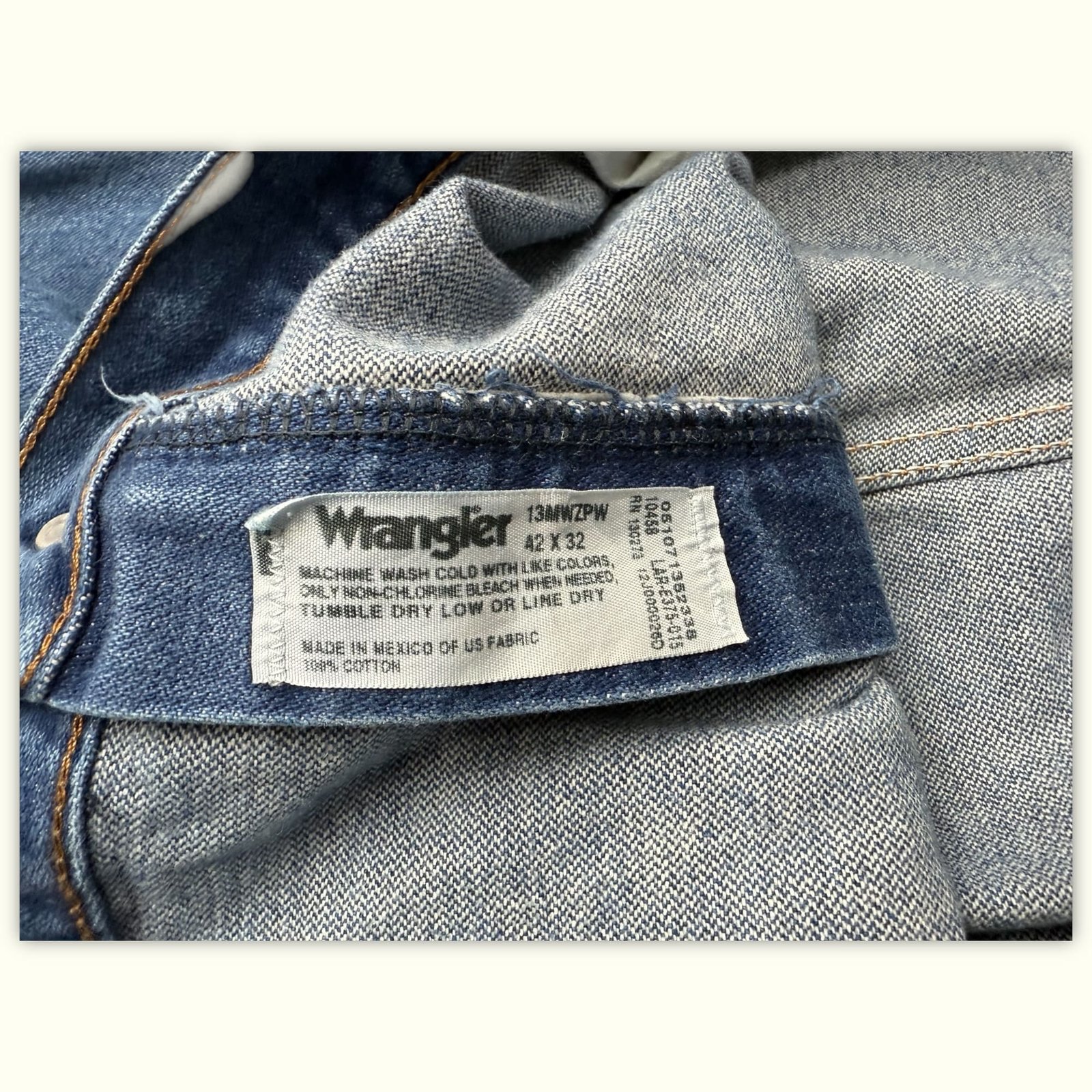 Wrangler Jean Regular Homme 2000s Western – W42