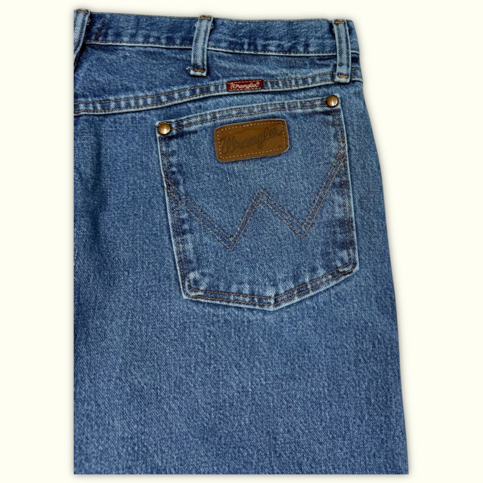 Wrangler Jean Relaxed Homme 2000s Western – W38