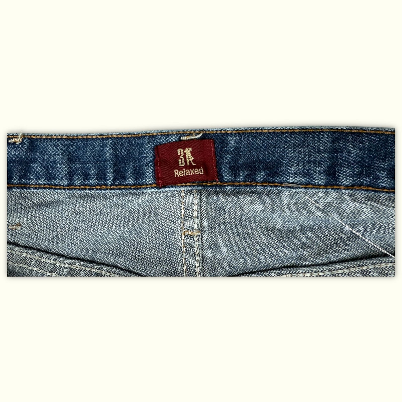 Wrangler Jean Relaxed Homme 2000s Western – W38