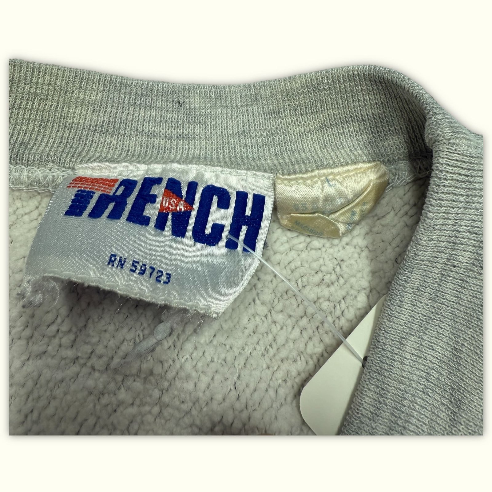 Trench Sweatshirt Oversized Herren 1990s Vintage – L