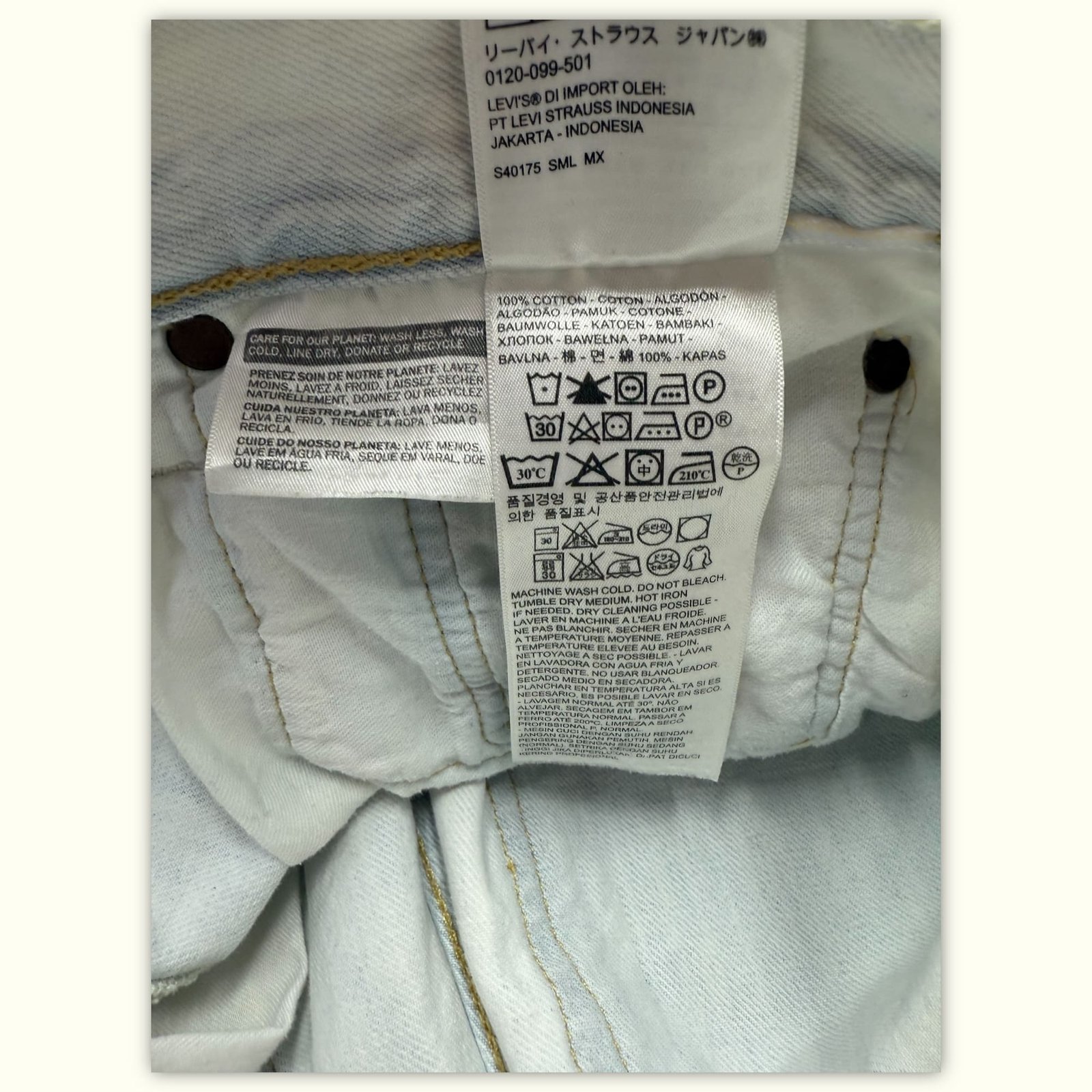 Levi'S Jean Regular Homme 2010s Grunge – W36