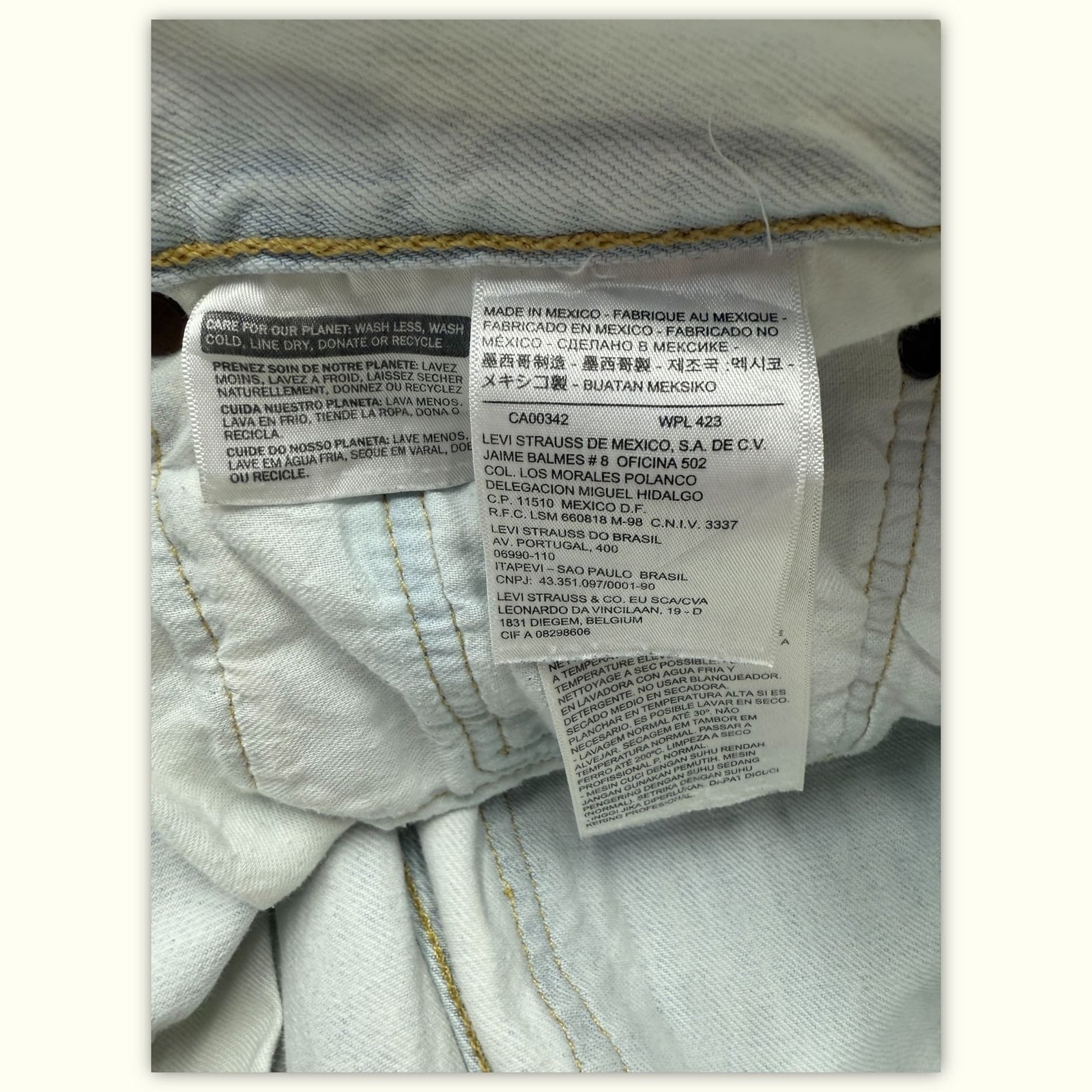 Levi'S Jean Regular Homme 2010s Grunge – W36