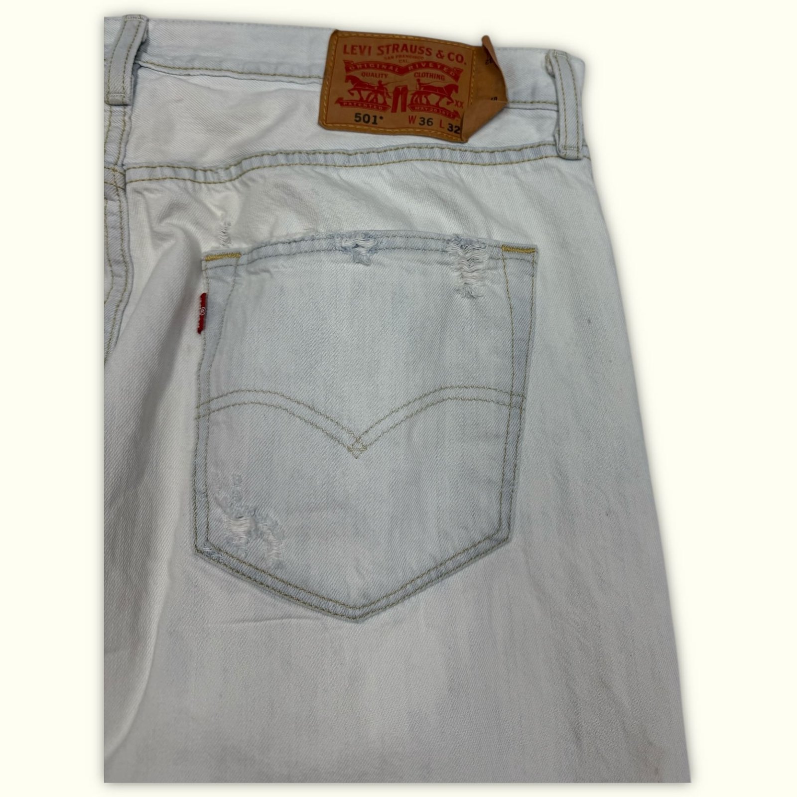 Levi'S Jean Regular Homme 2010s Grunge – W36