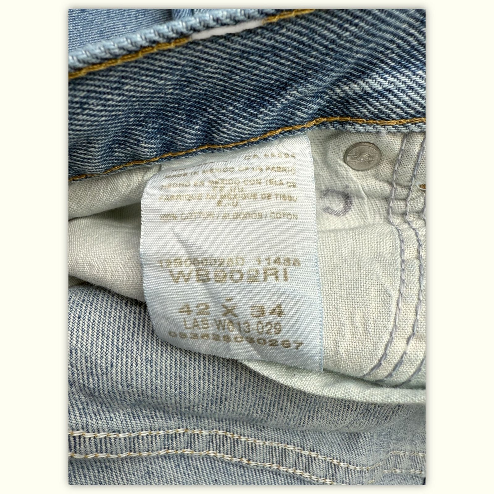 Wrangler Jean Regular Homme 2000s Western – W42