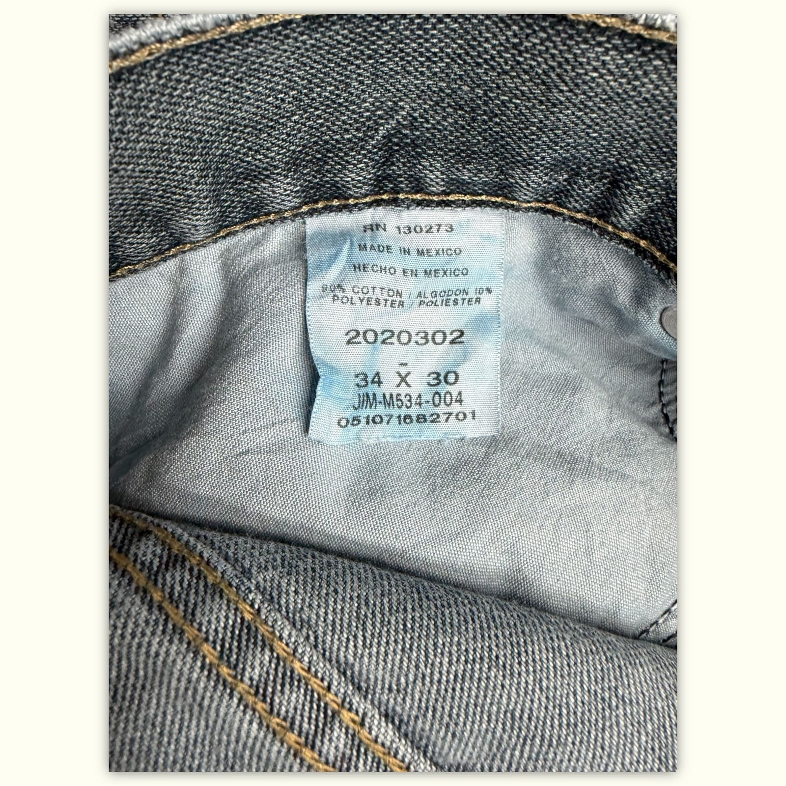 Lee Jean Regular Homme 2000s Normcore – W34