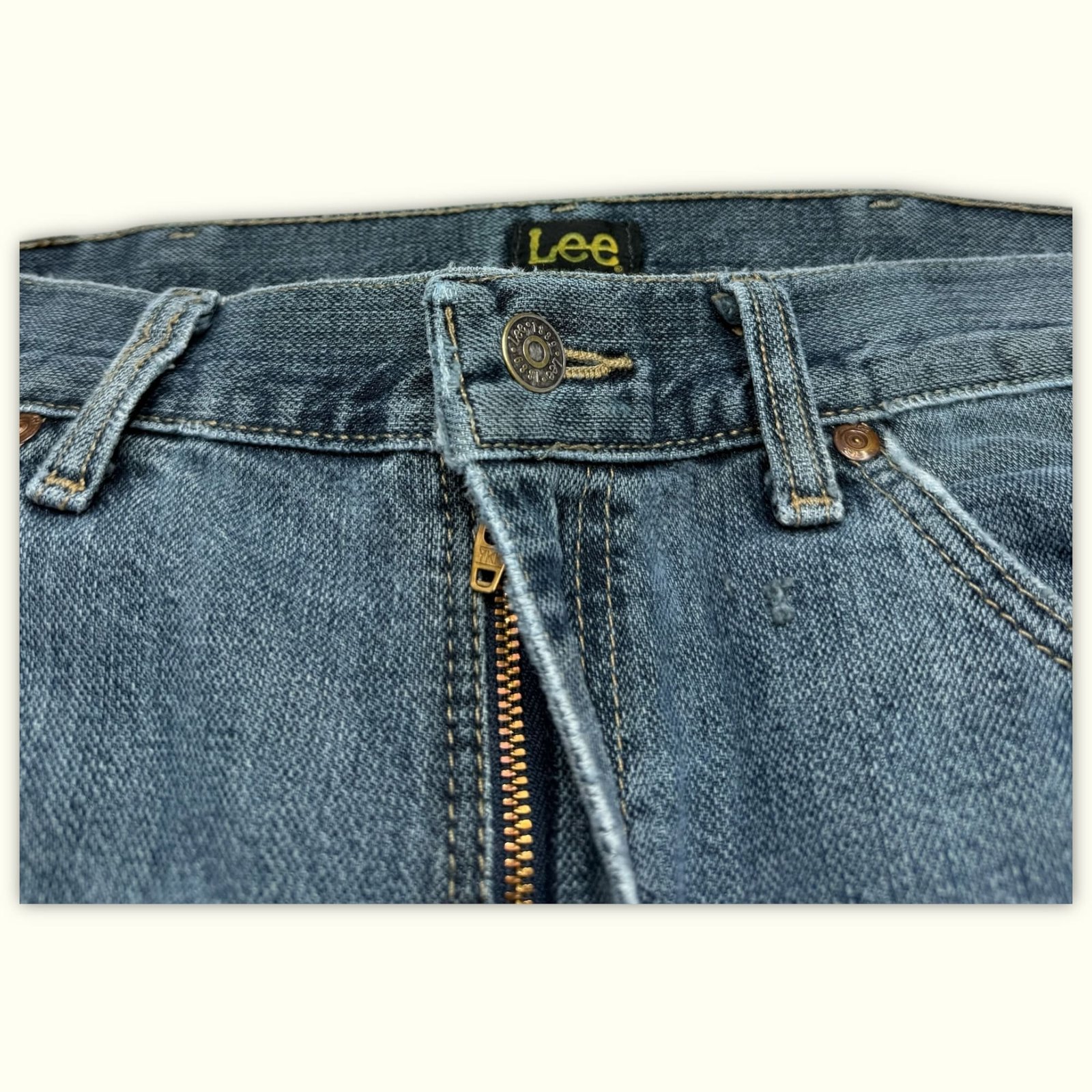 Lee Jean Regular Homme 2000s Normcore – W34