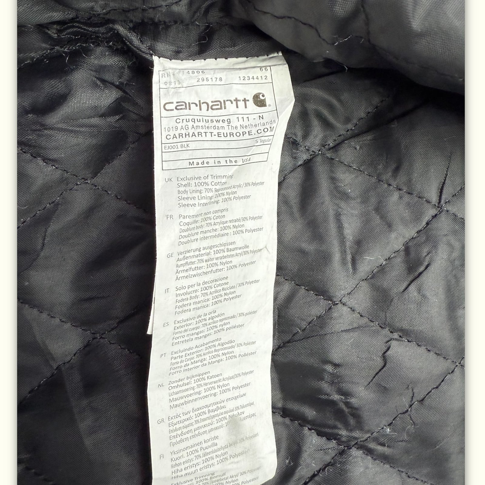 Carhartt Veste Large Homme 2000s Workwear – XL
