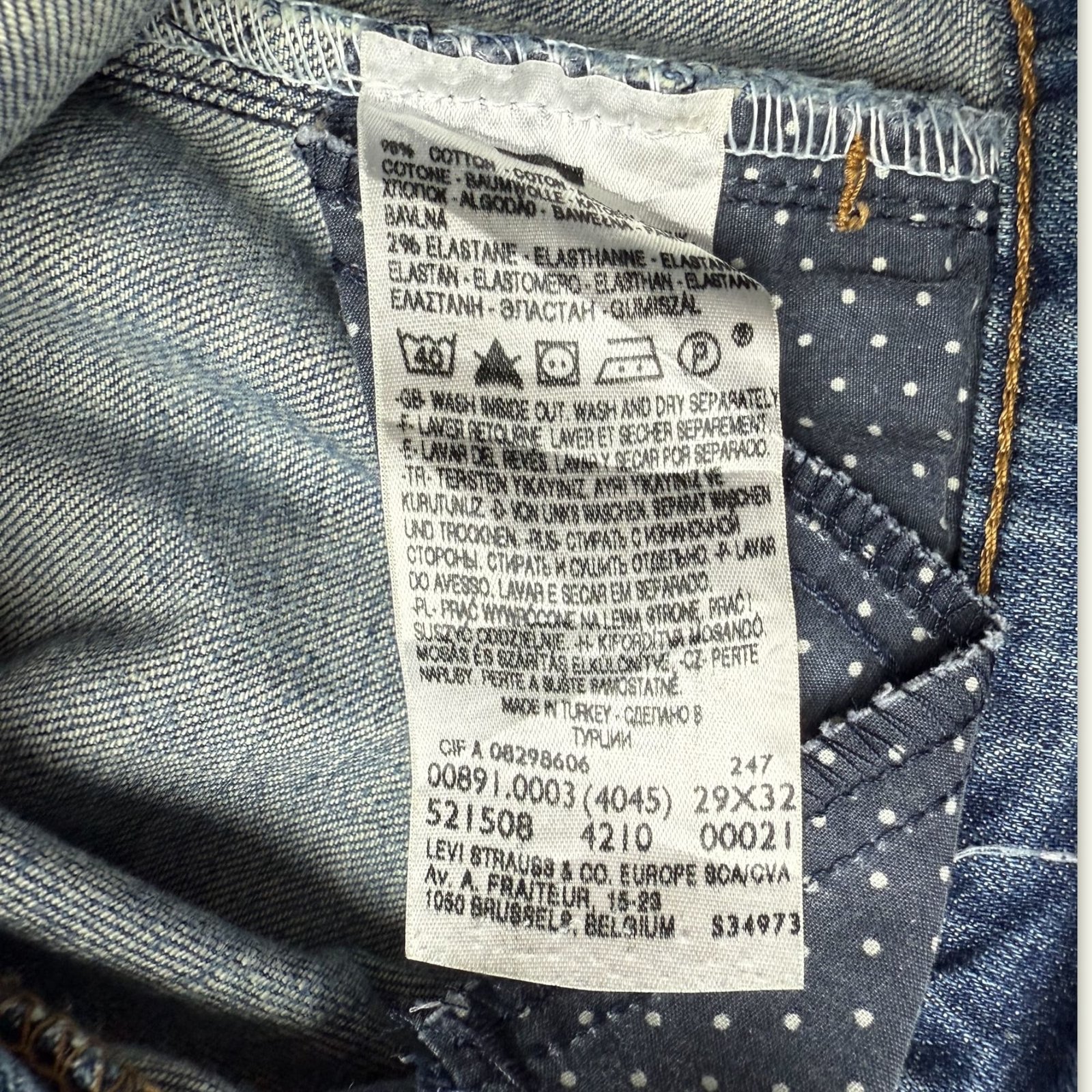 Levi'S Jean Regular Femme 2010s Classique – W29